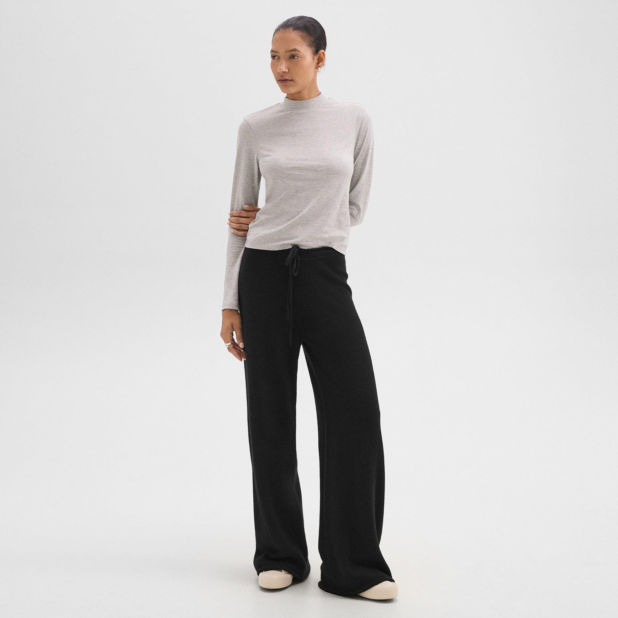 Track Pant in Felted Wool-Cashmere