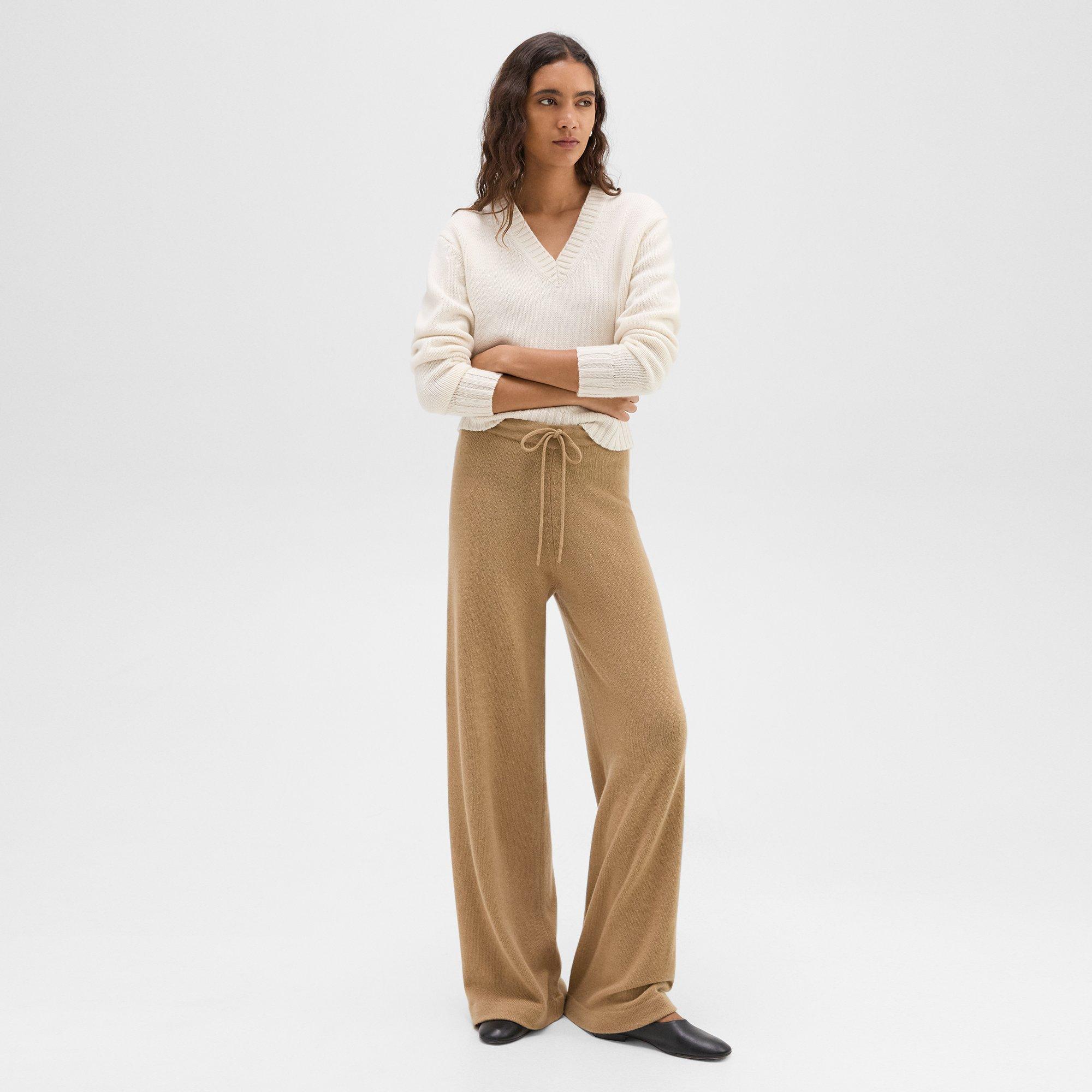 Track Pant in Felted Wool-Cashmere