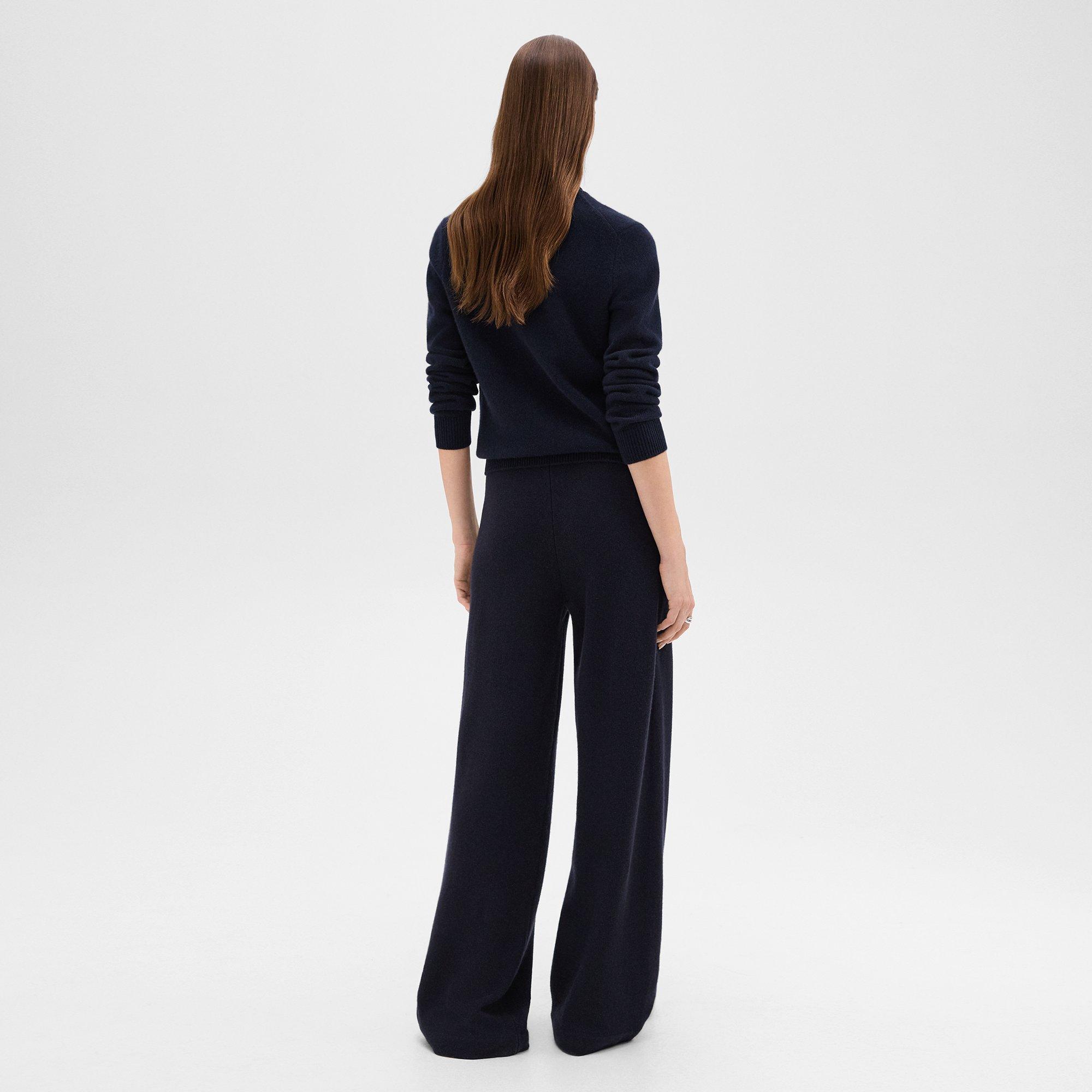 Track Pant in Felted Wool-Cashmere