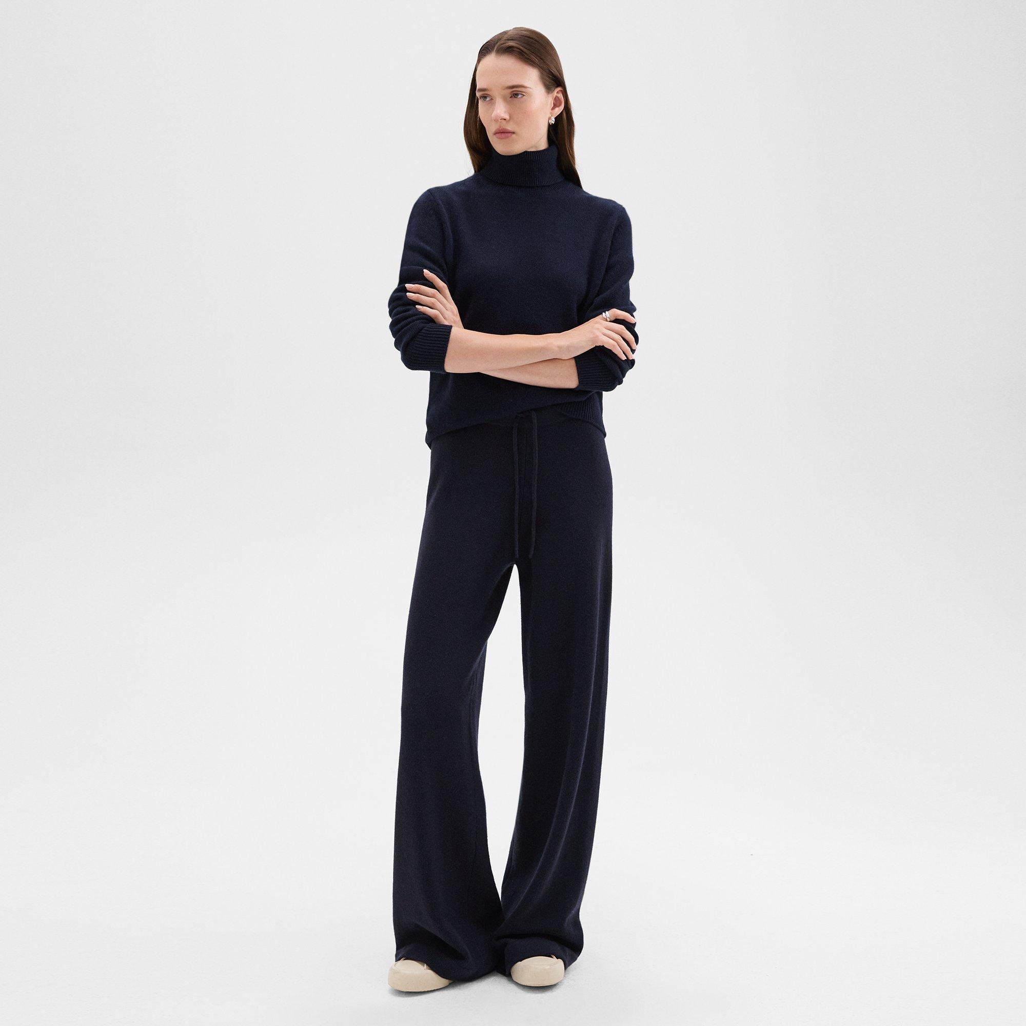 Track Pant in Felted Wool-Cashmere