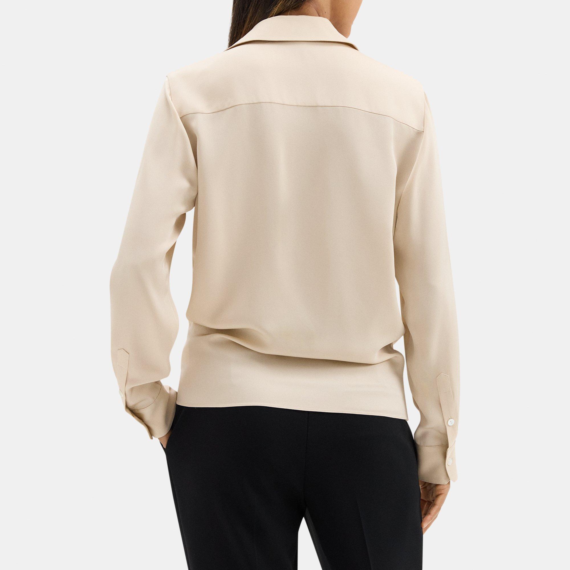 Wrap Blouse in Silk