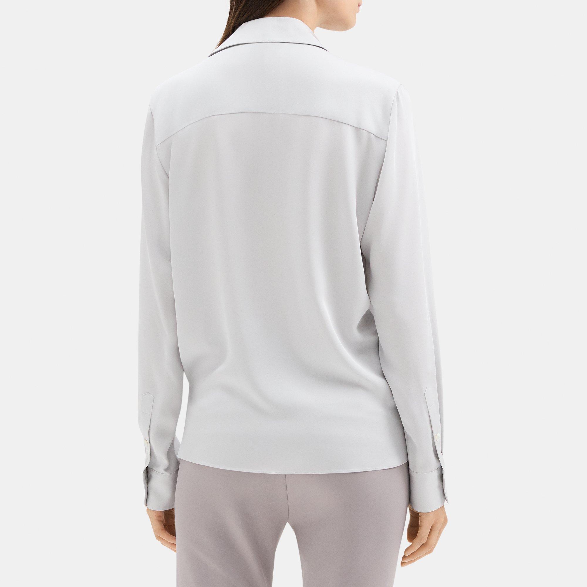 Wrap Blouse in Silk