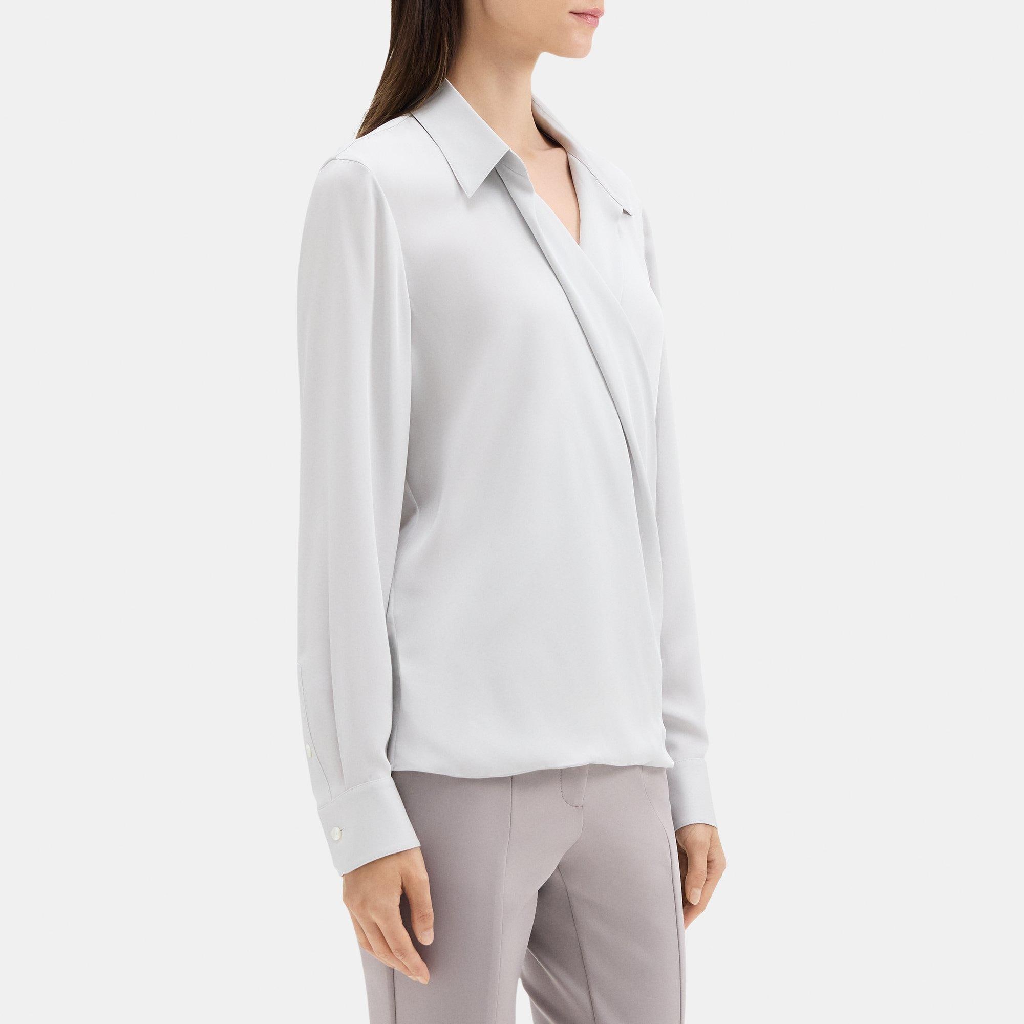 Wrap Blouse in Silk