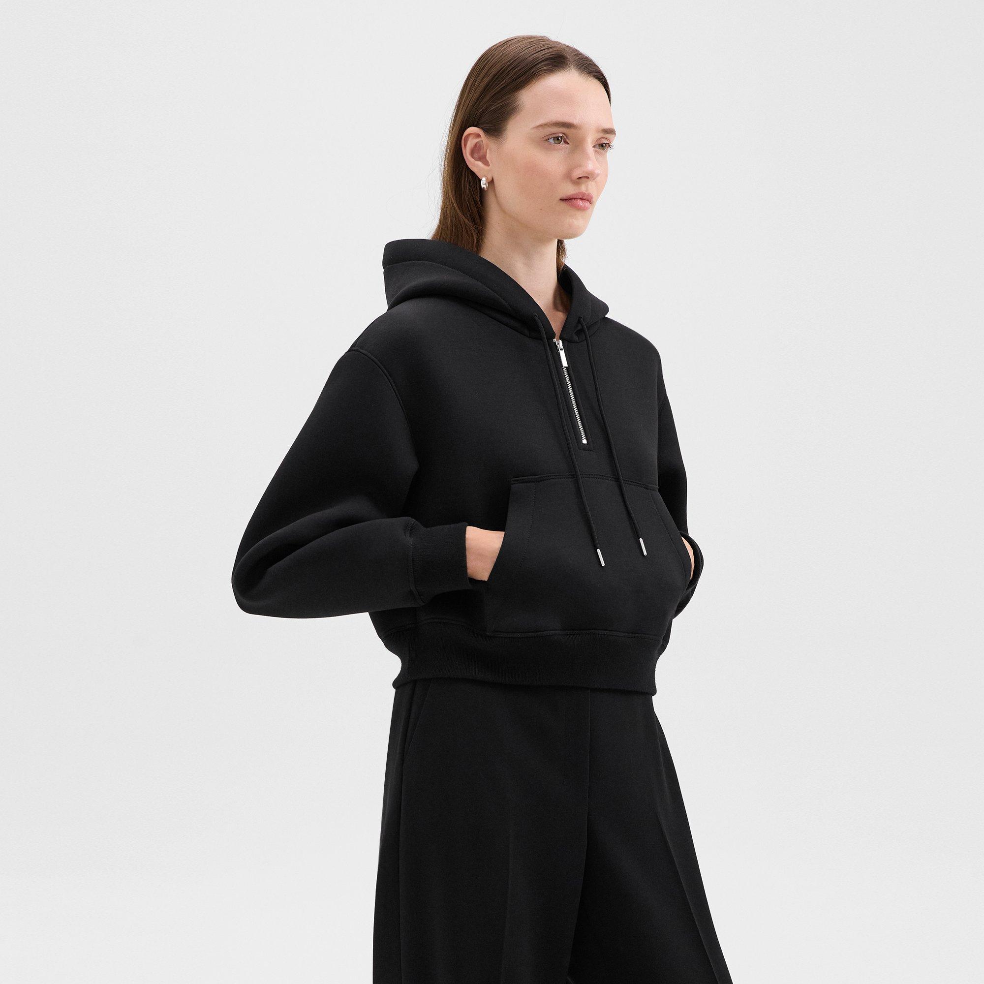 Half-Zip Hoodie in Scuba