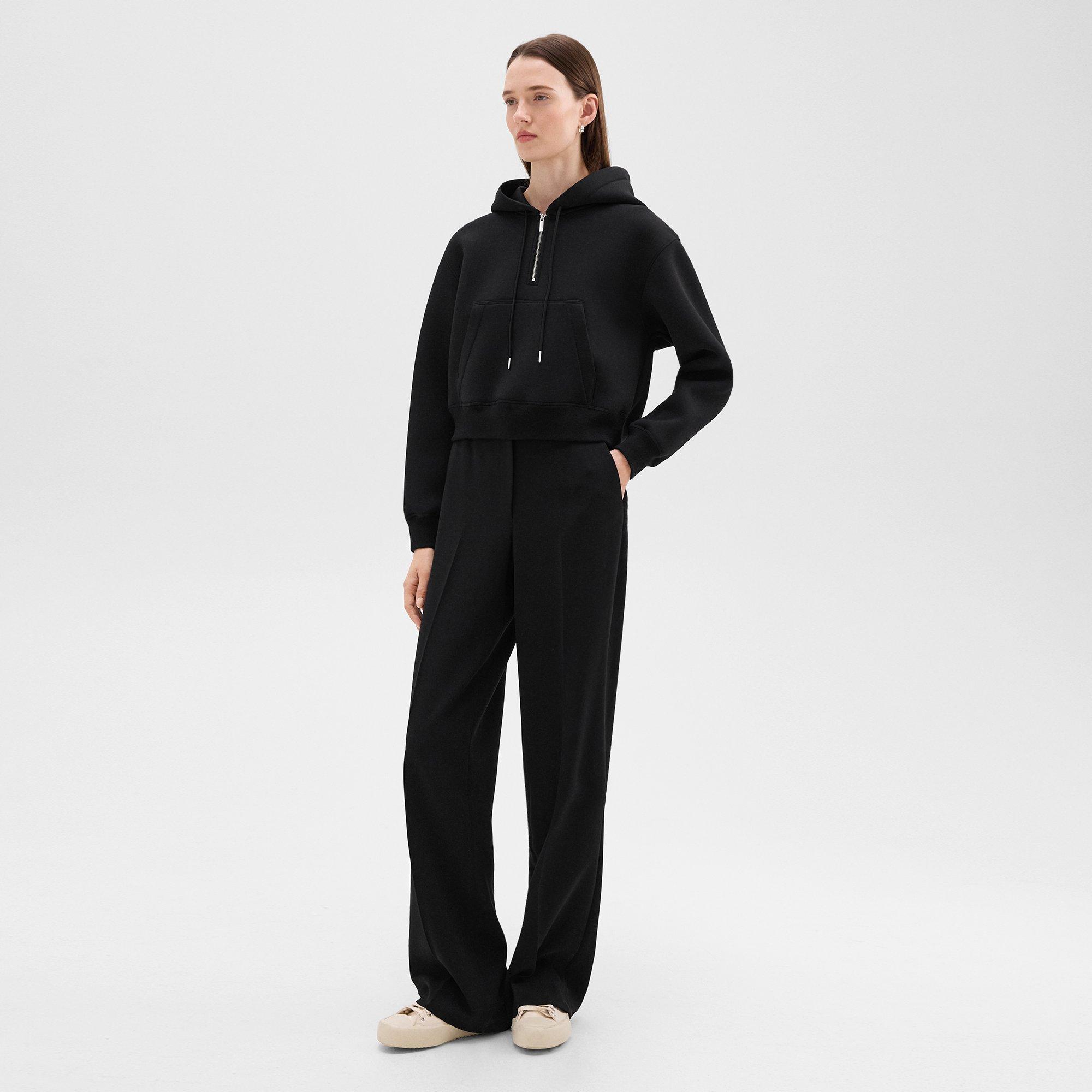 Half-Zip Hoodie in Scuba