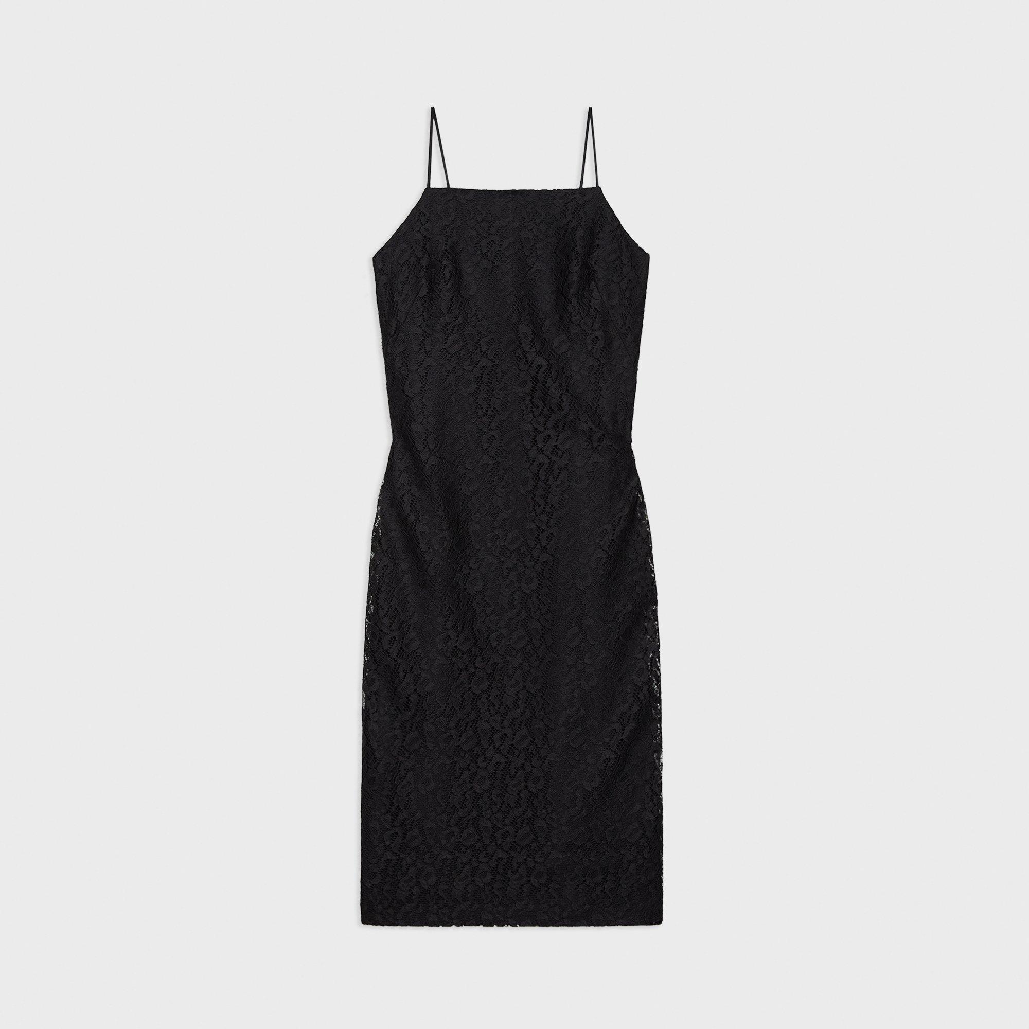 Theory｜DRESSES (Lapel Overlap Dress (O1102608 001)) Vestiti Theory Lapel Overlap Dr.mod O1102608 of Women | Ventis