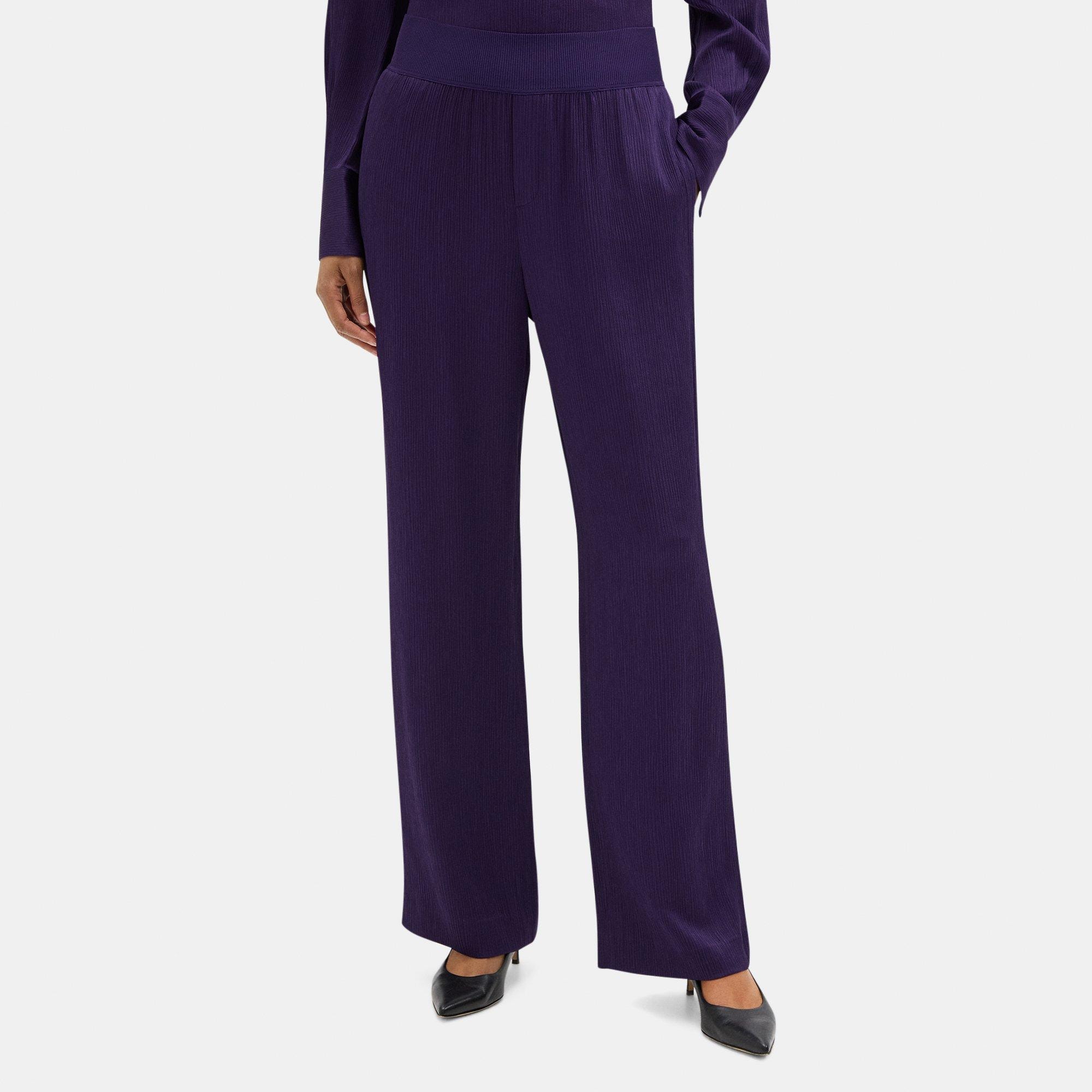 Combo Pull-On Pant in Crinkled Viscose