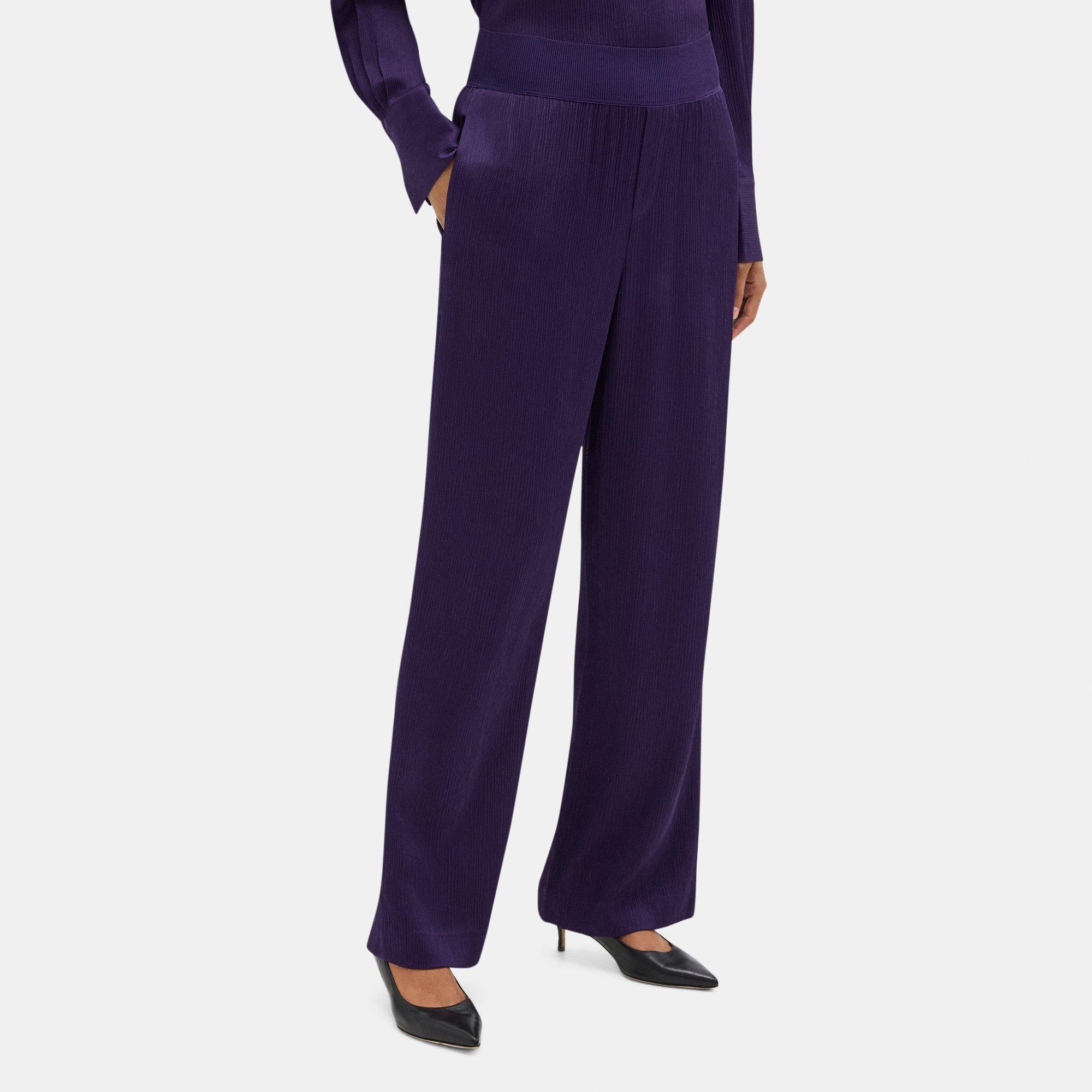 Combo Pull-On Pant in Crinkled Viscose