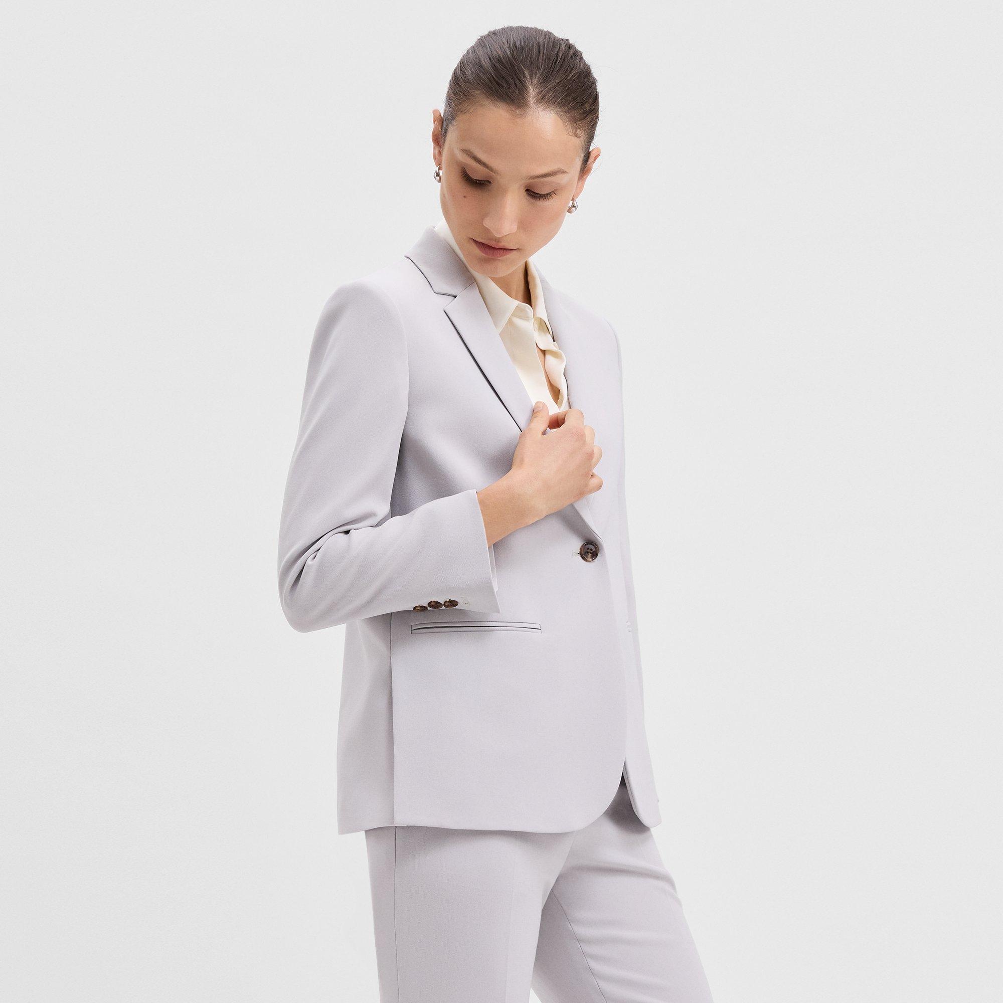 Vent Jacket in Admiral Crepe
