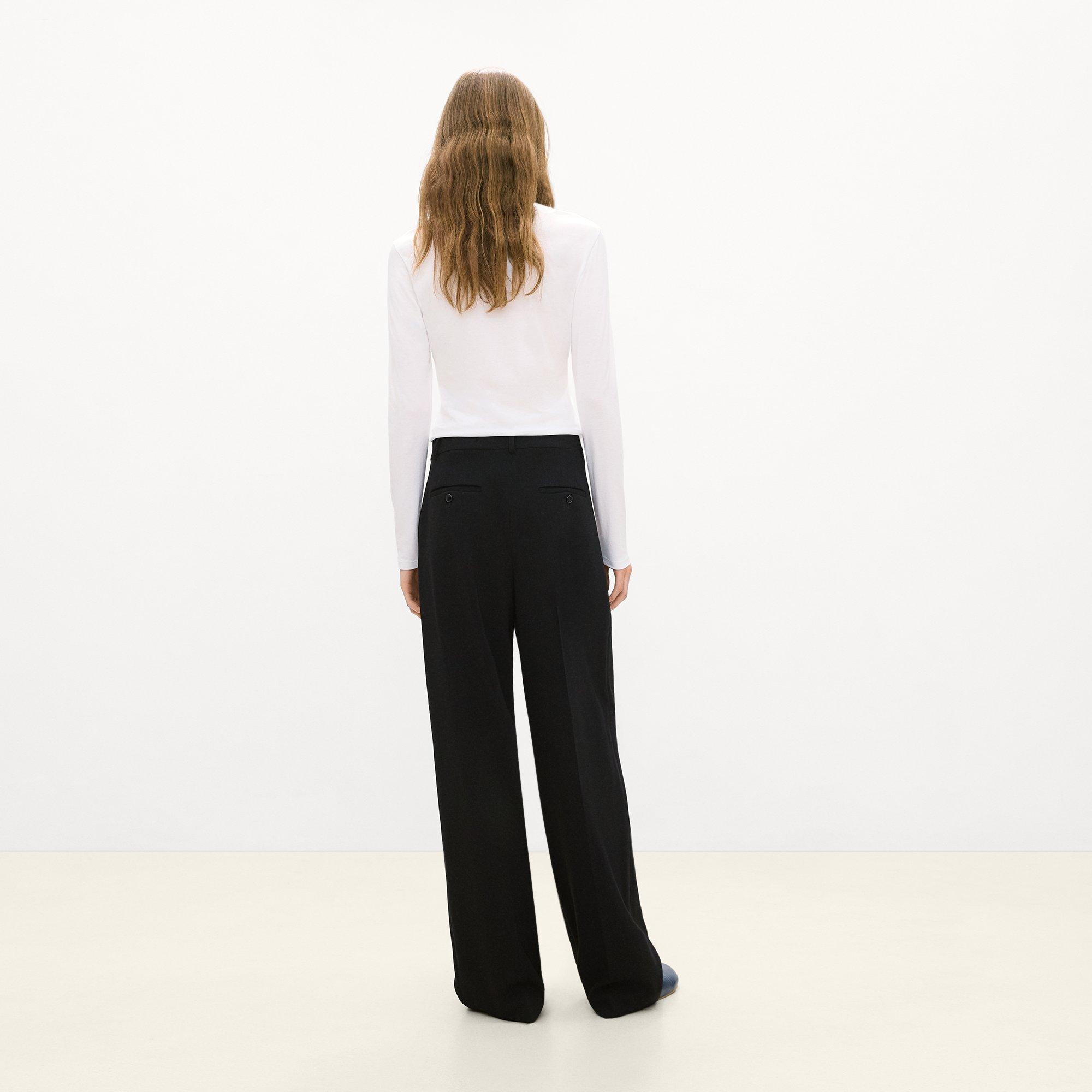 Double Pleat Trousers in Admiral Crepe