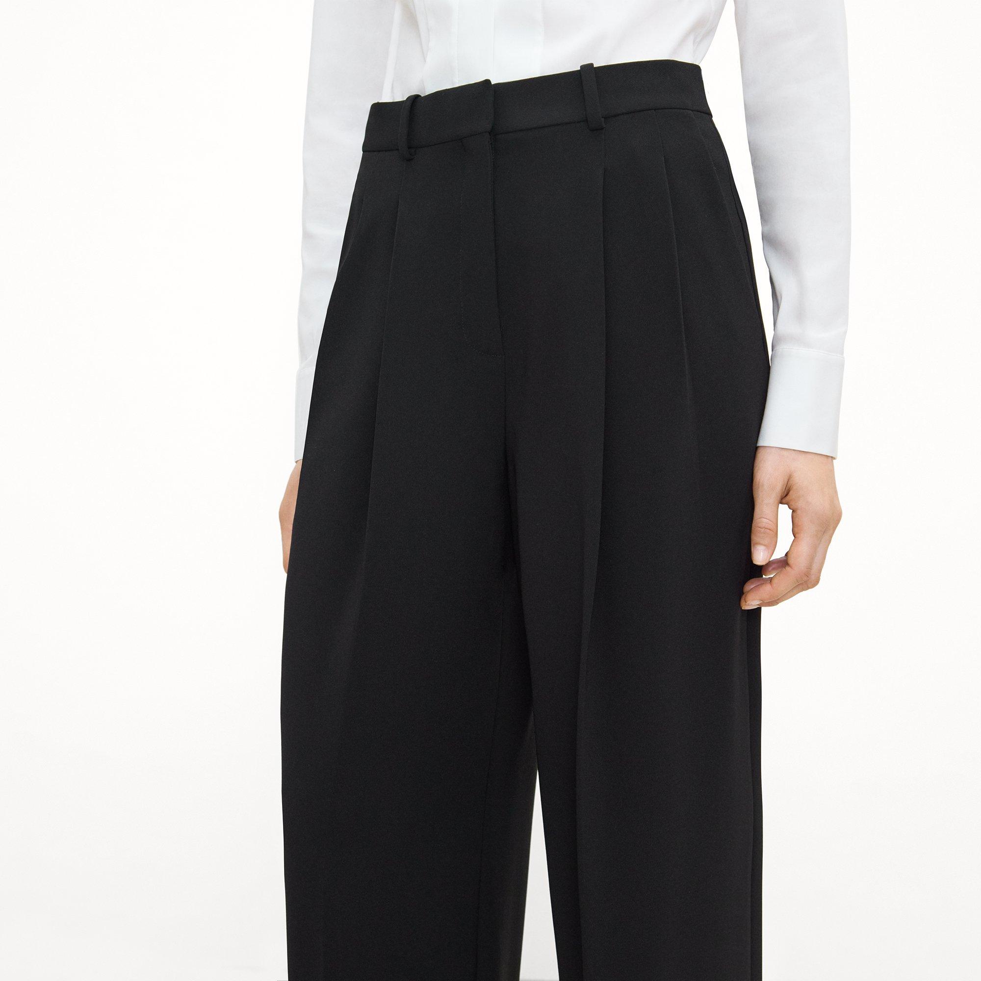 Double Pleat Pant in Admiral Crepe