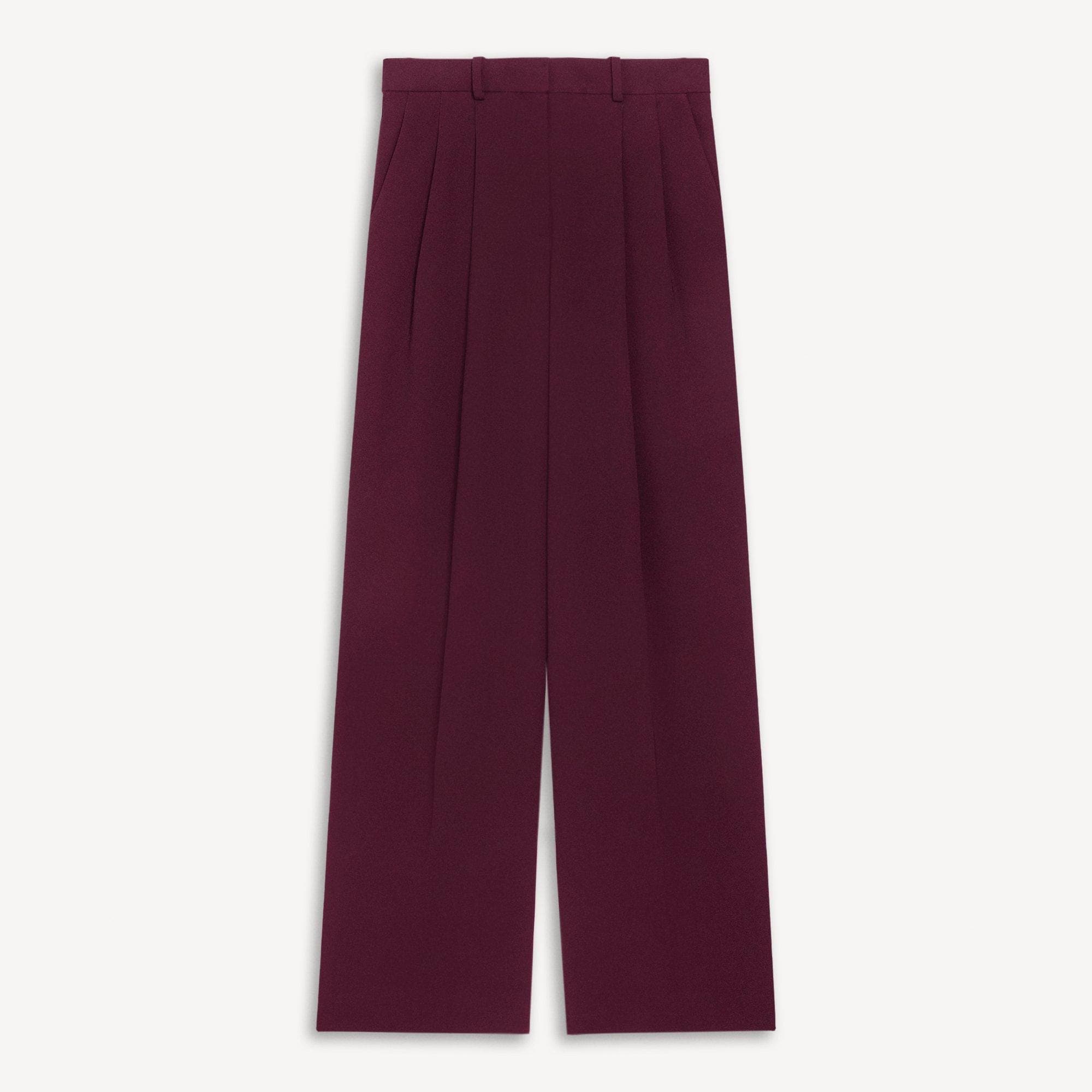 Double Pleat Trousers in Admiral Crepe