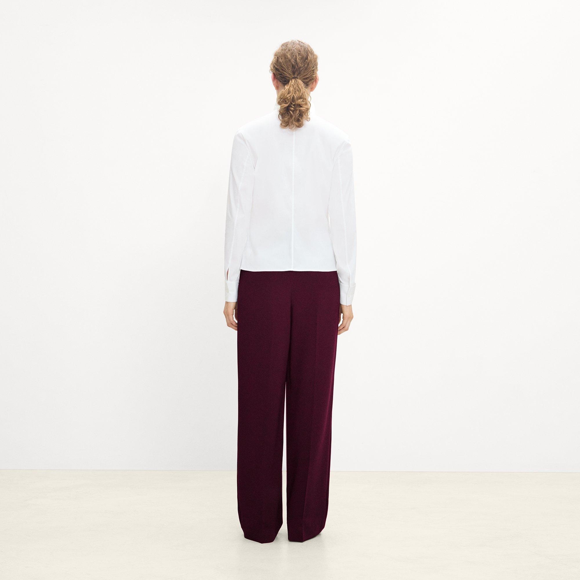 Double Pleat Trousers in Admiral Crepe