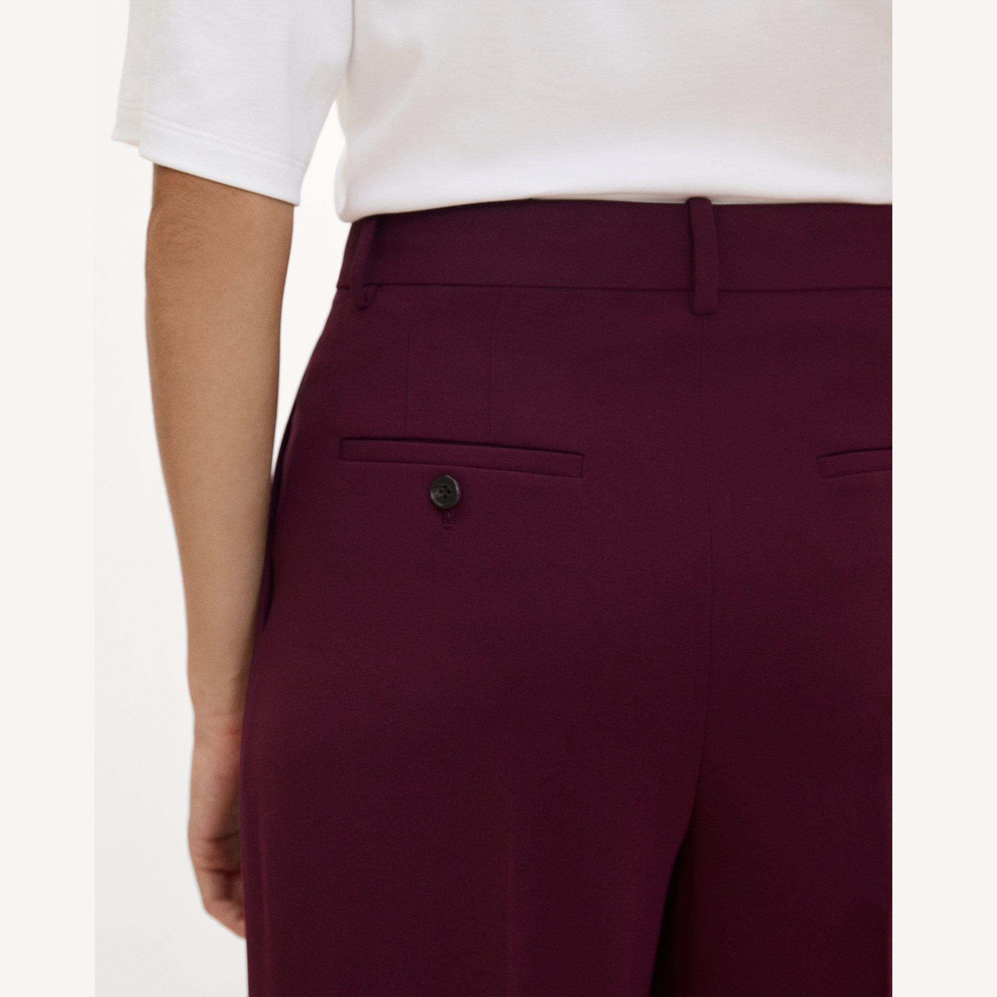 Double Pleat Pant in Admiral Crepe