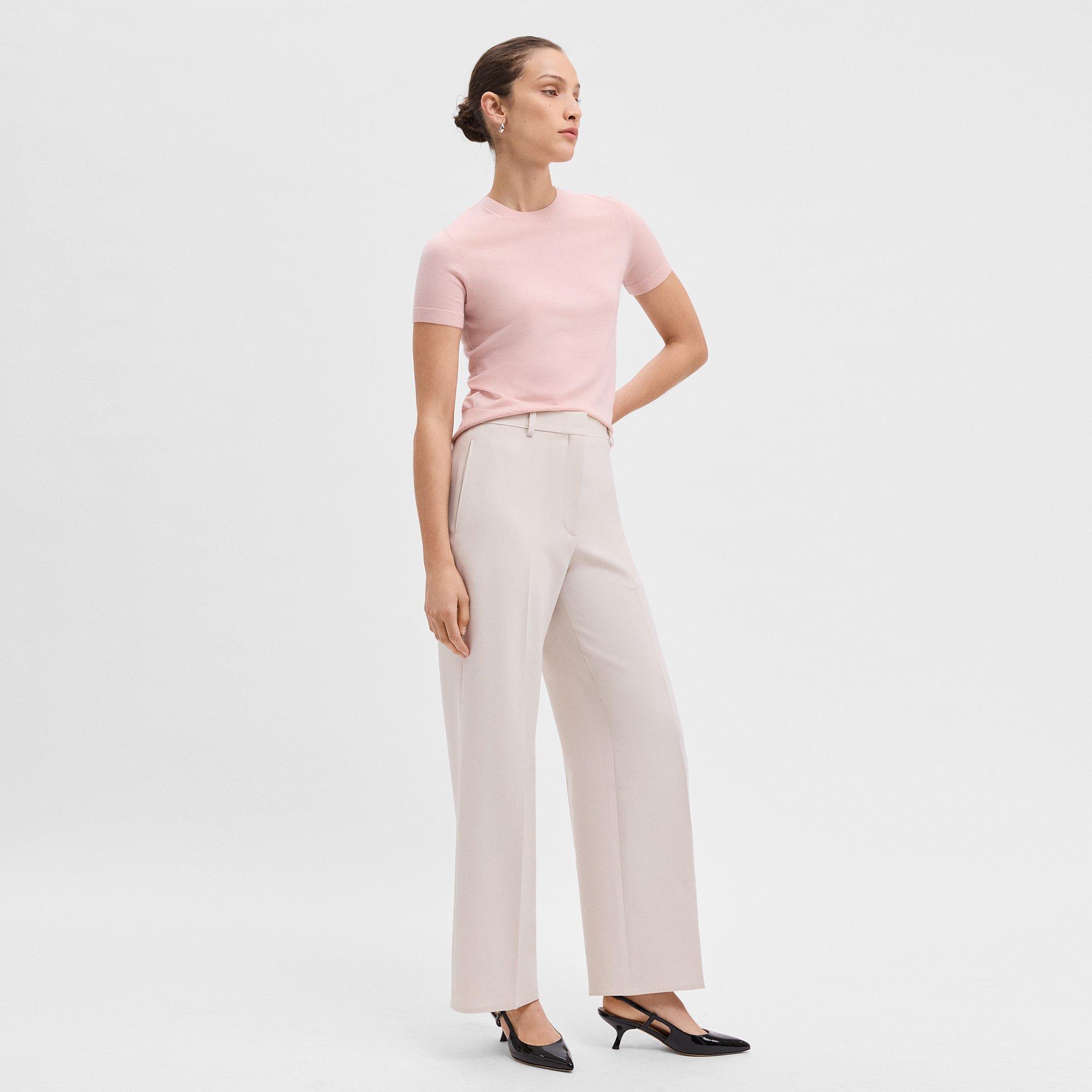 Classic Straight-Leg Pant in Admiral Crepe