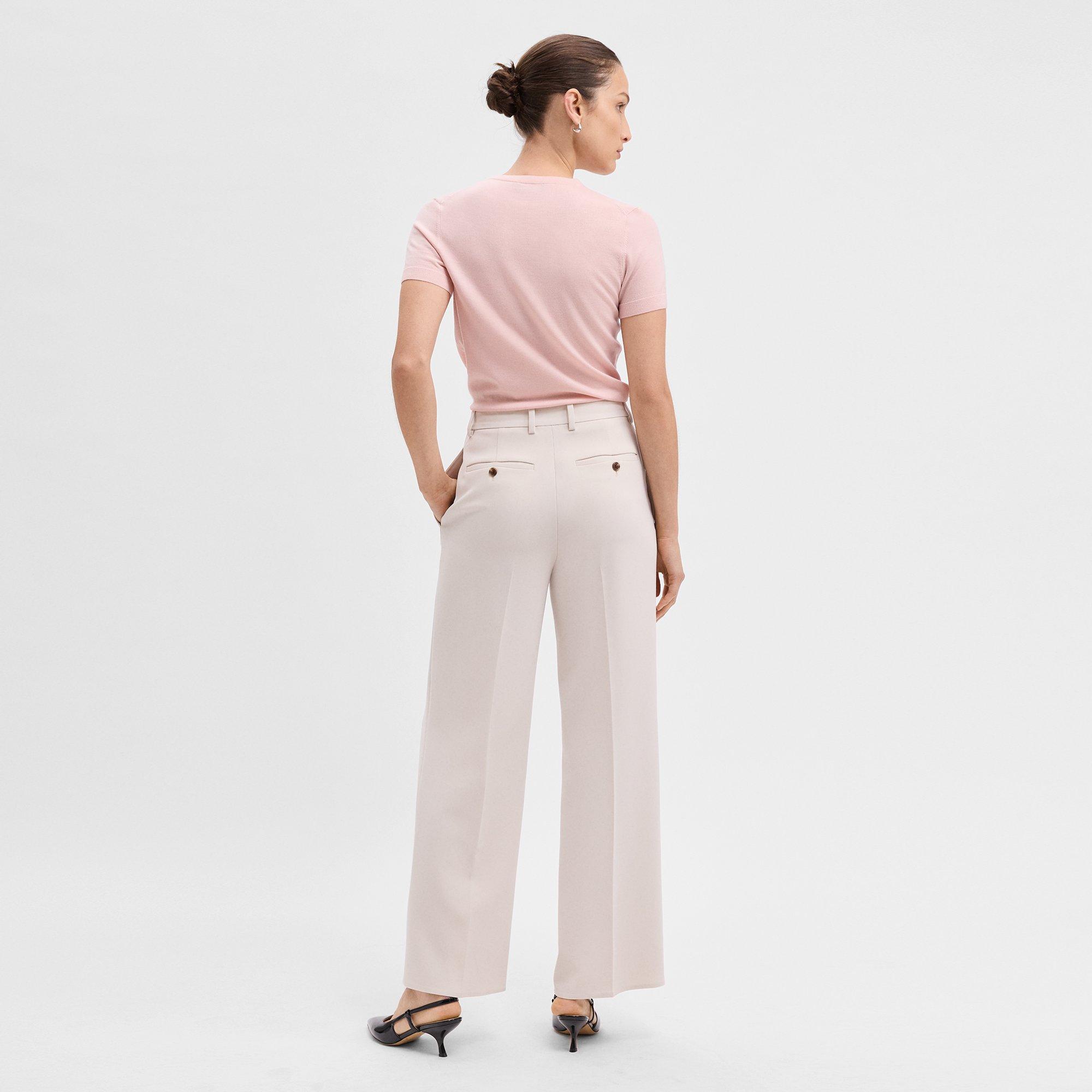 Classic Straight-Leg Pant in Admiral Crepe