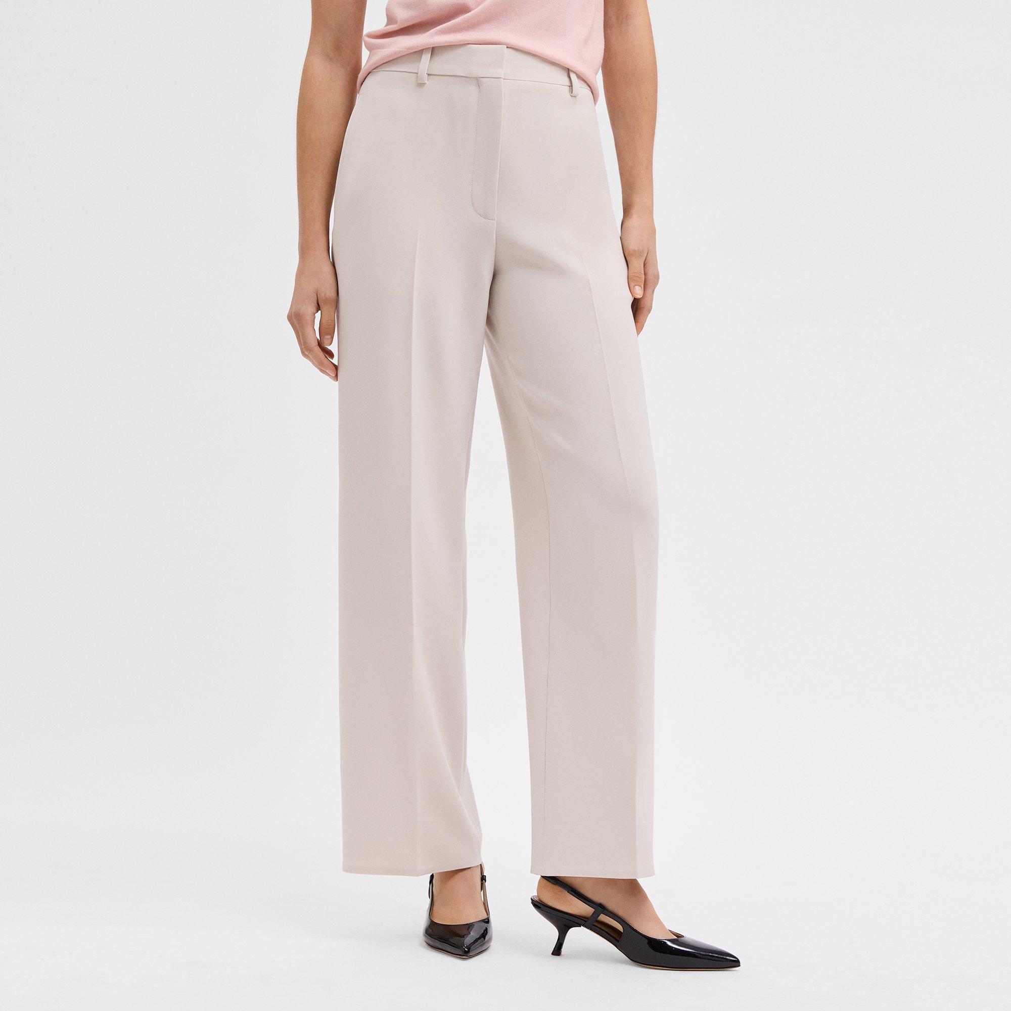 Classic Straight-Leg Pant in Admiral Crepe