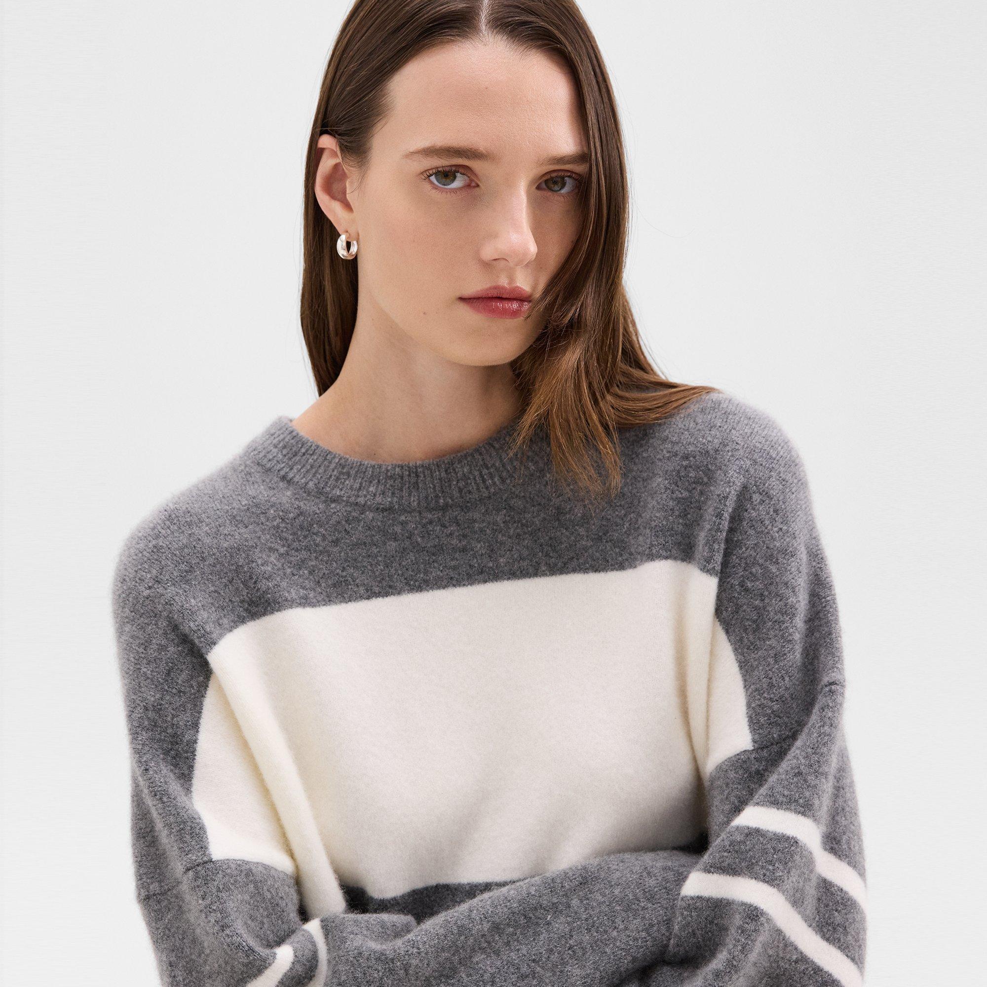 Colorblock Sweater in Astor Wool