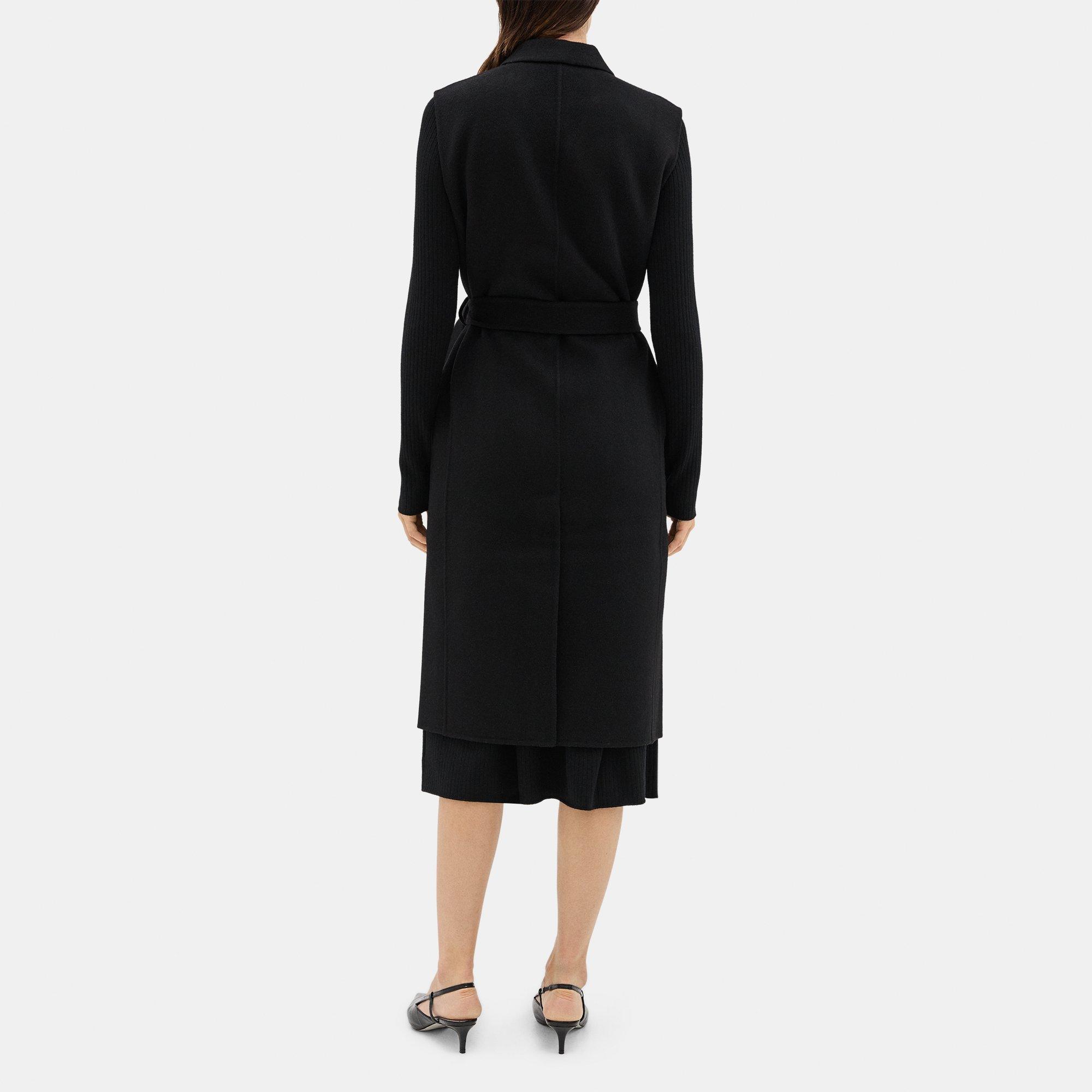 Minimal Vest in Double-Face Wool-Cashmere