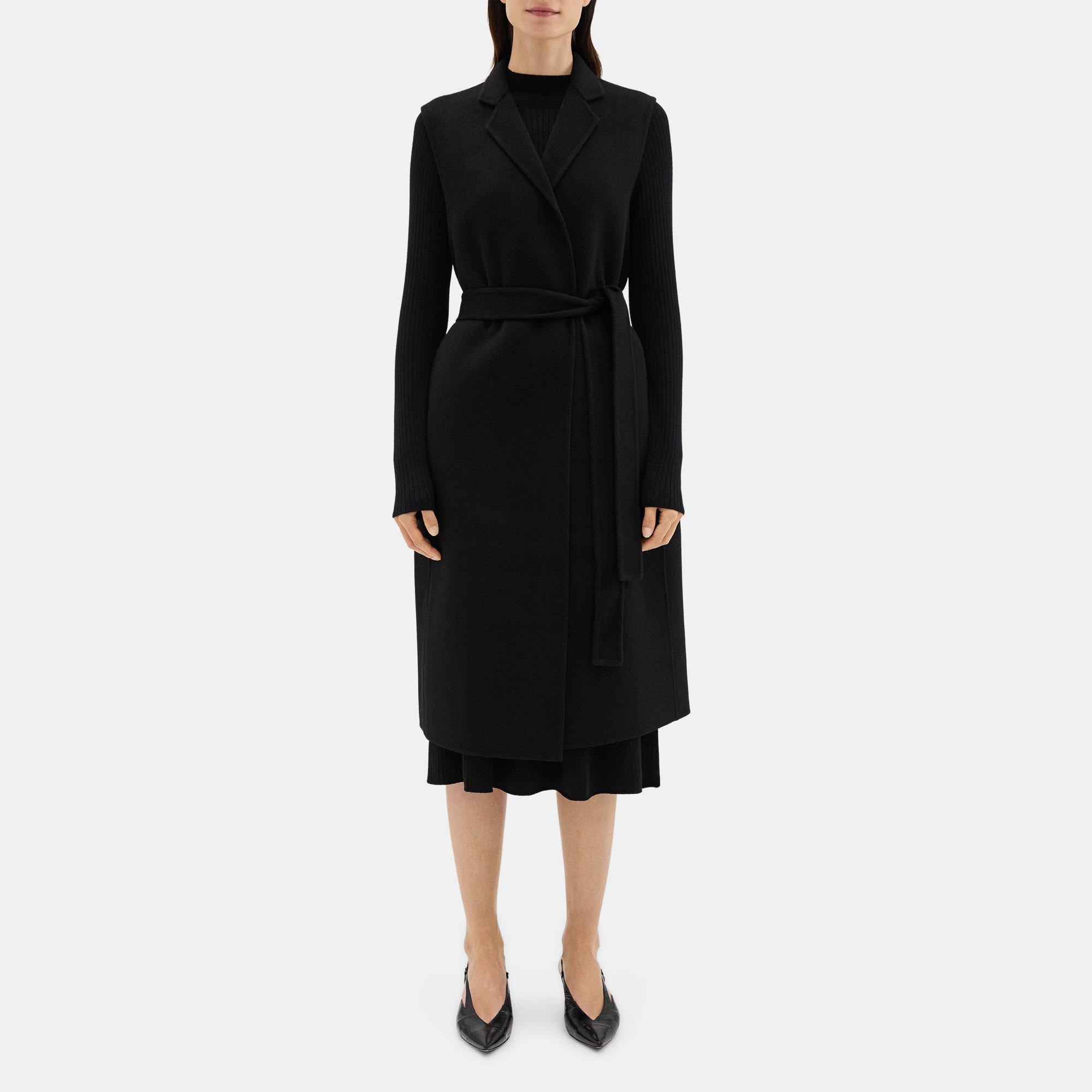 Minimal Vest in Double-Face Wool-Cashmere