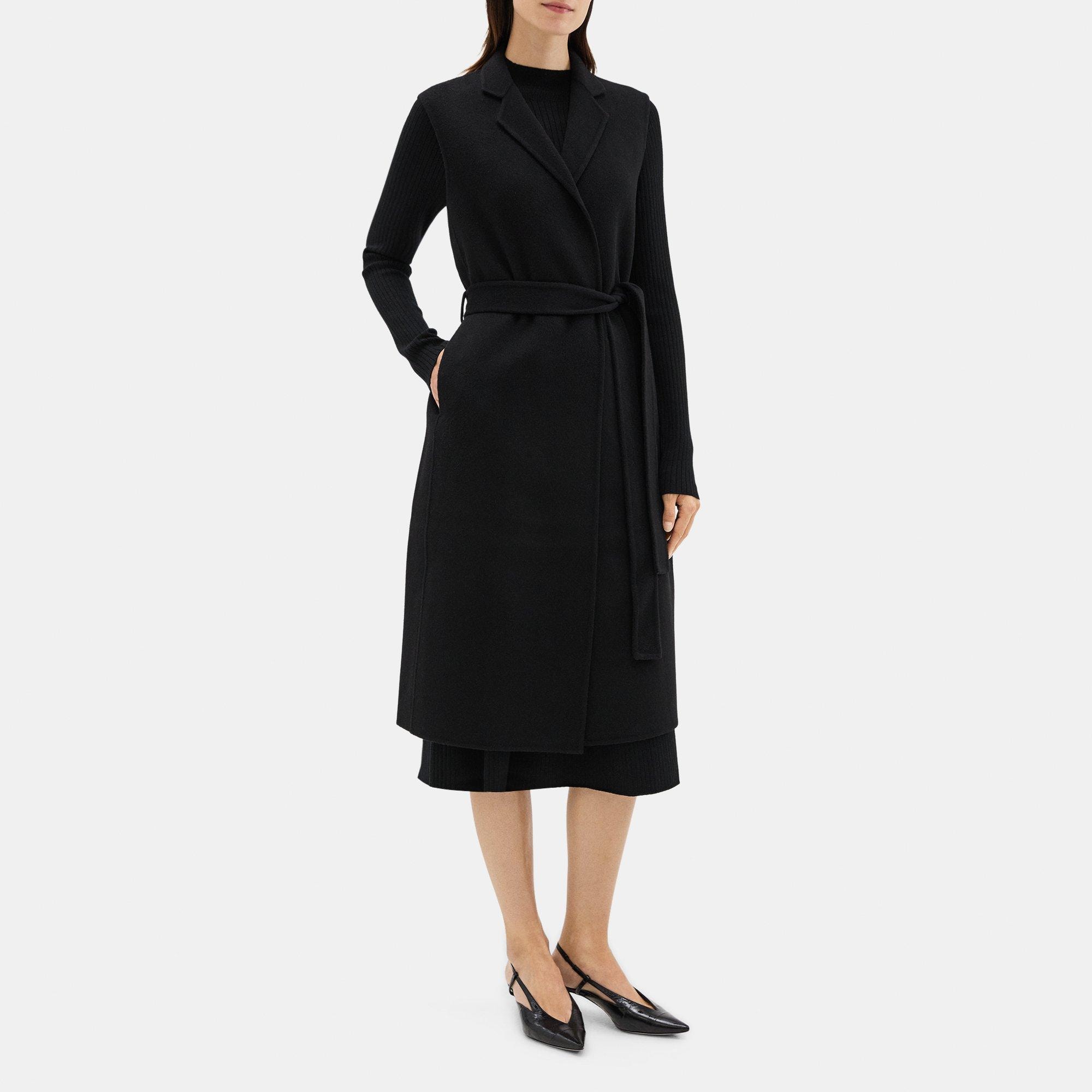 Minimal Vest in Double-Face Wool-Cashmere