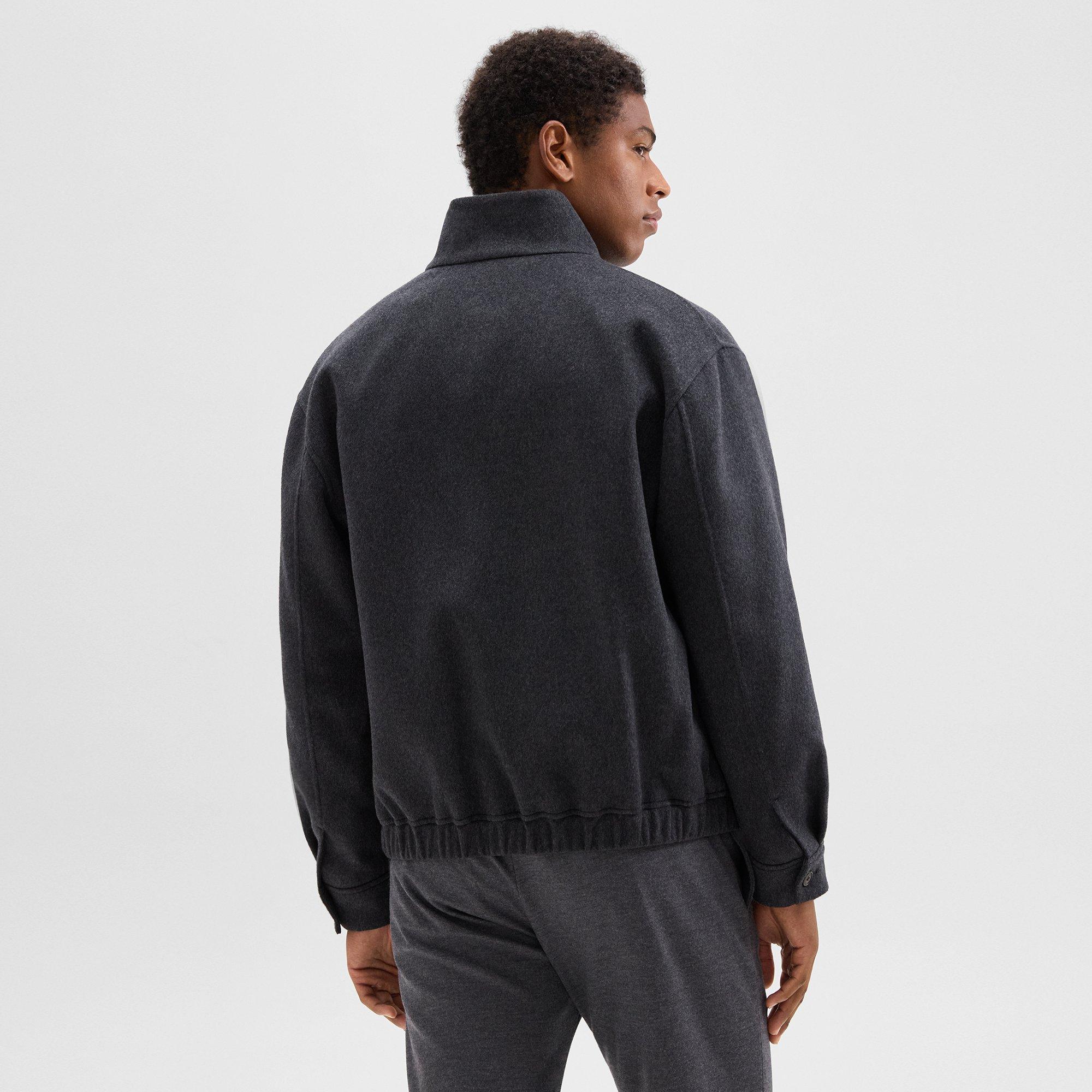 Straight Jacket in Double-Face Wool-Cashmere