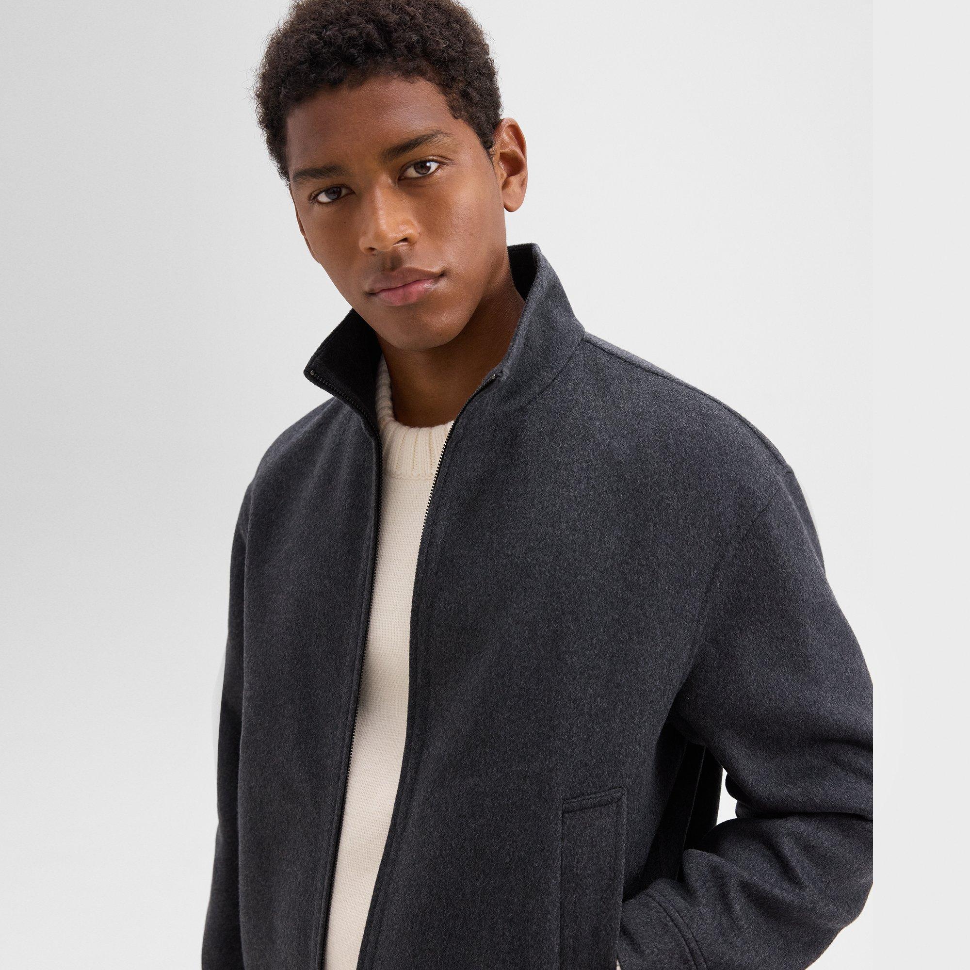 Straight Jacket in Double-Face Wool-Cashmere