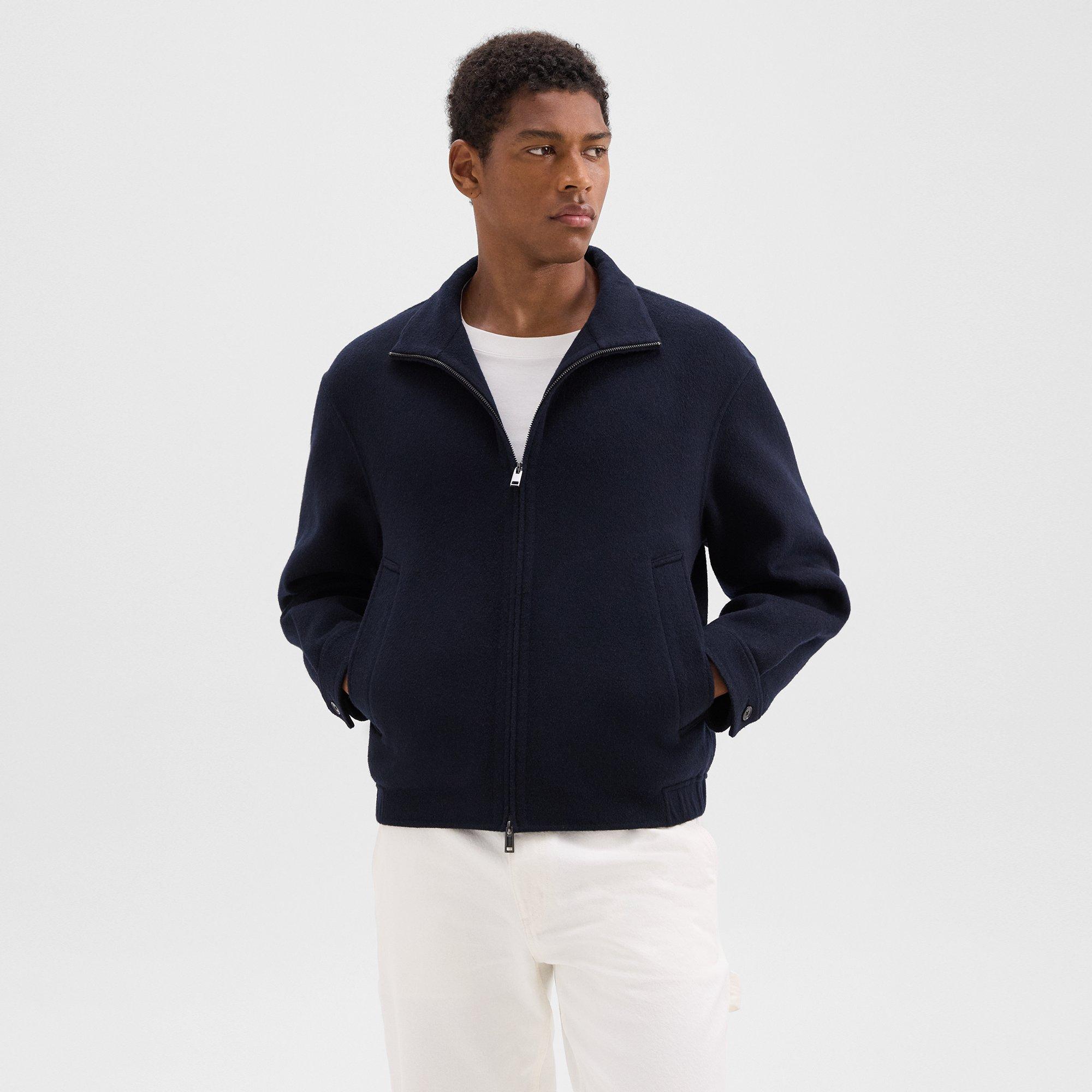 Straight Jacket in Double-Face Wool-Cashmere