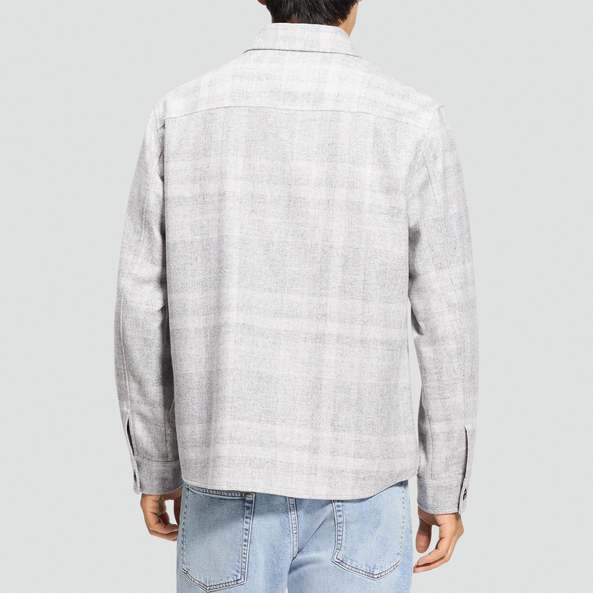 Overshirt in Shaded Plaid