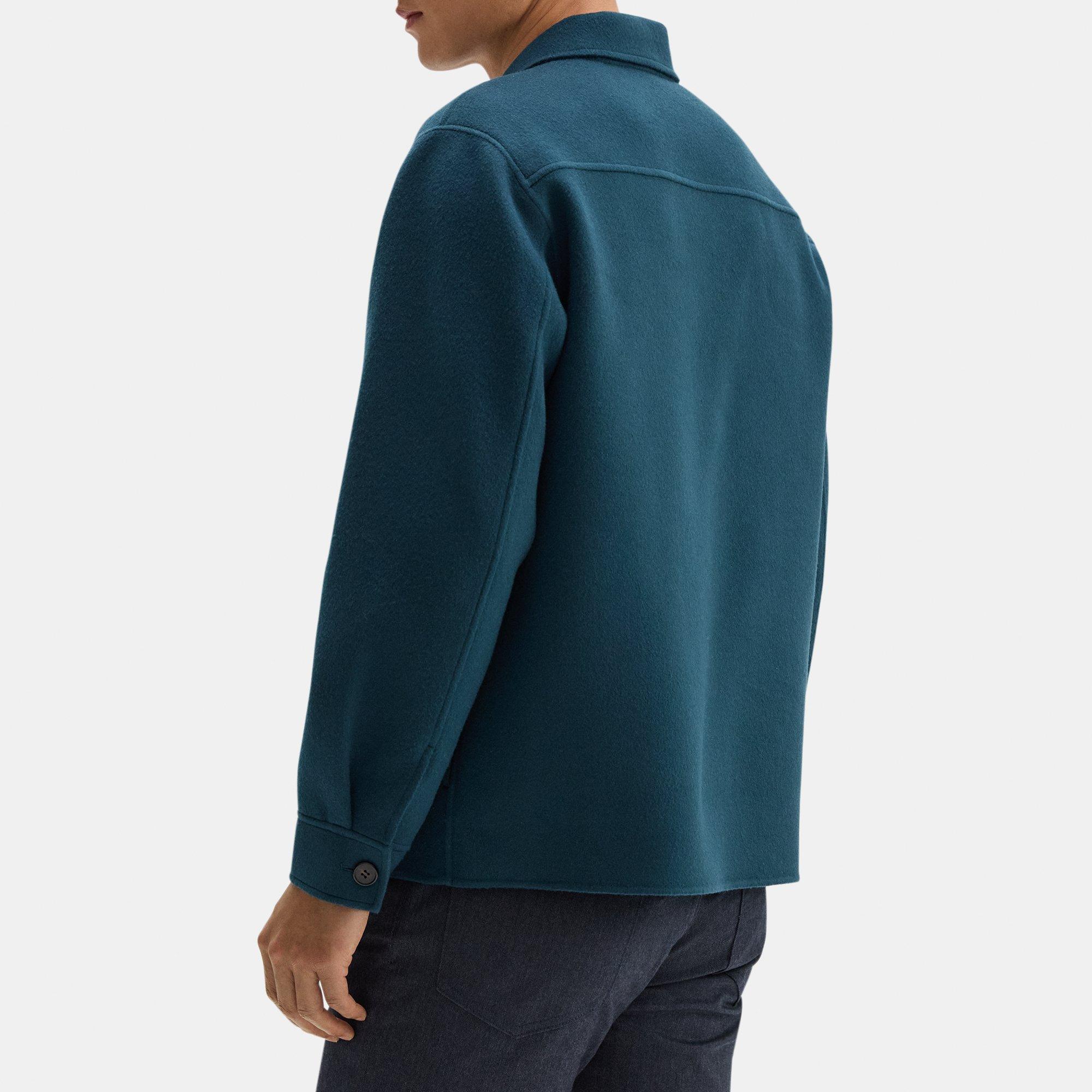 Shirt Jacket in Double-Face Wool-Cashmere