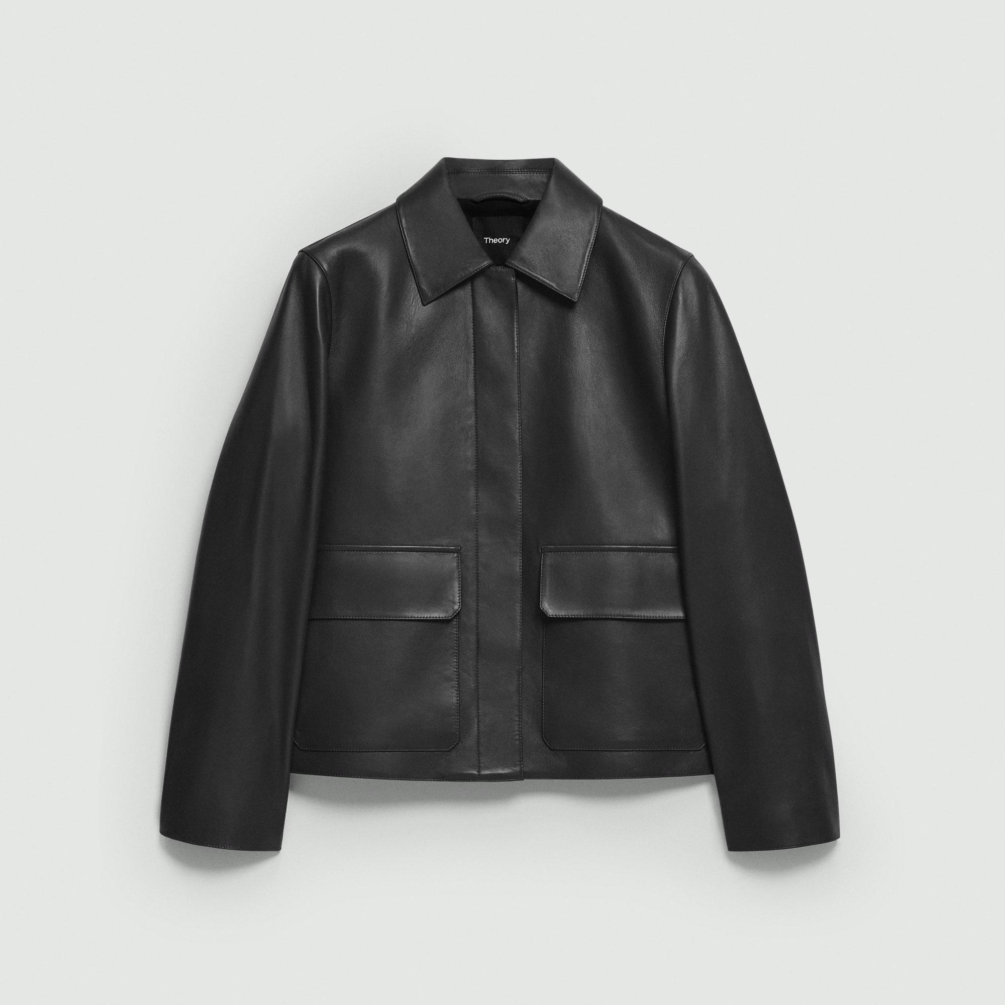 【美品】Time is on ZIAS LEATHER JACKET Size1 ZIAS LEATHER JACKET】cow leather - Time is on
