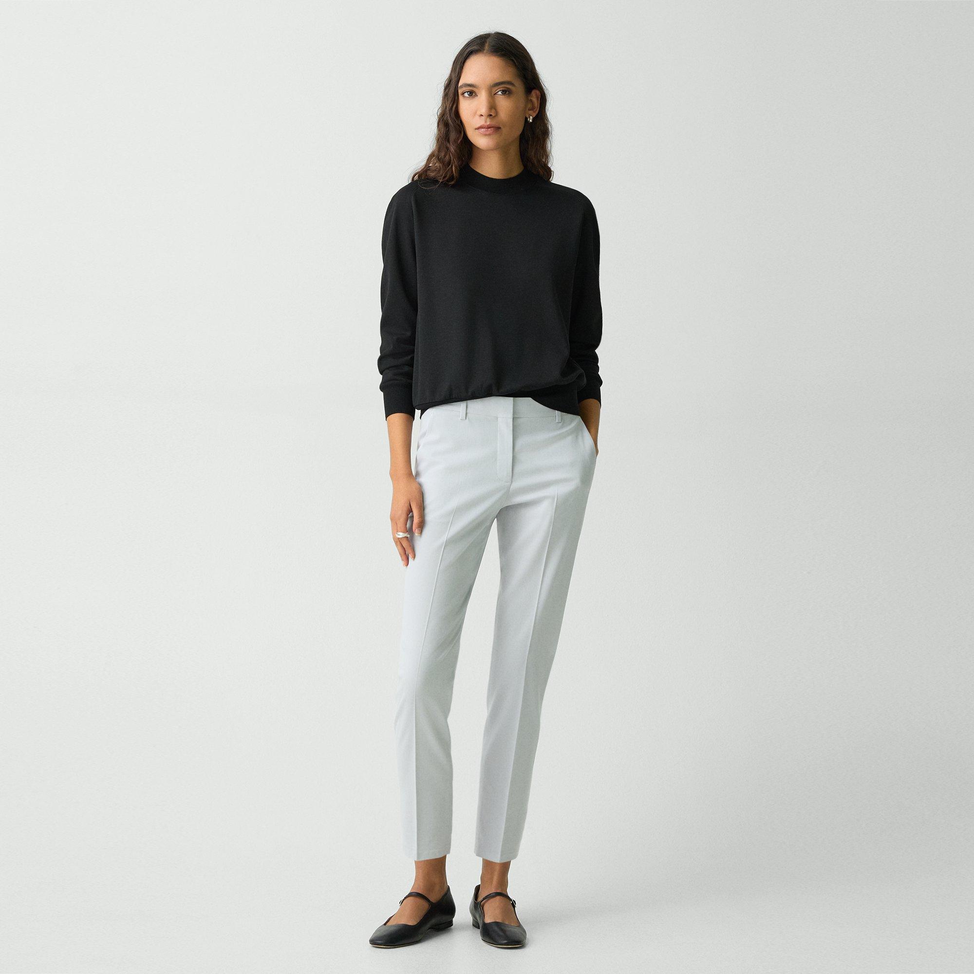 Treeca Pant in Wool Gabardine