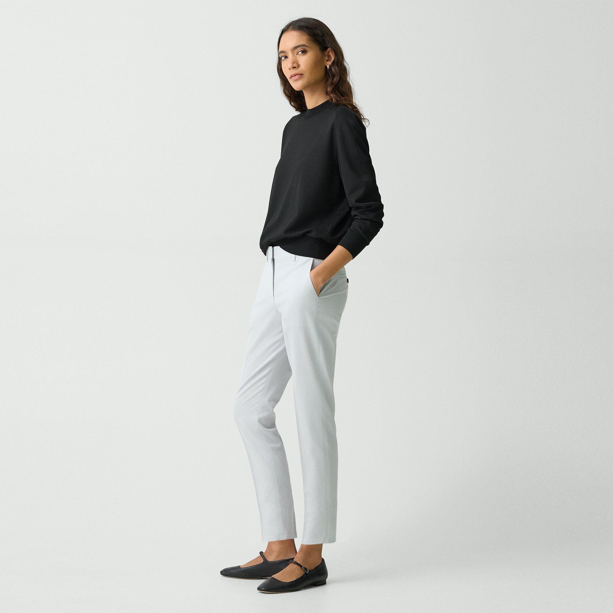 Treeca Pant in Wool Gabardine