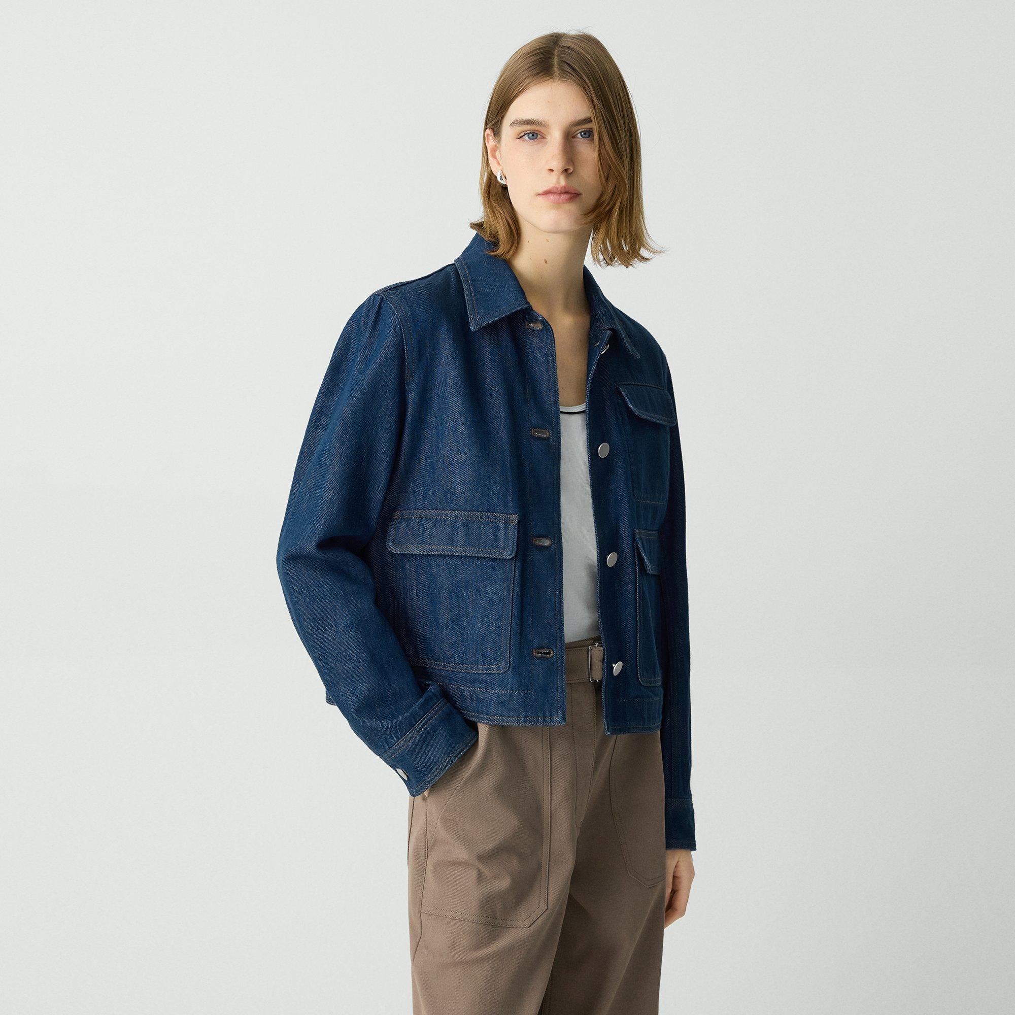 Veste décontractée en denim