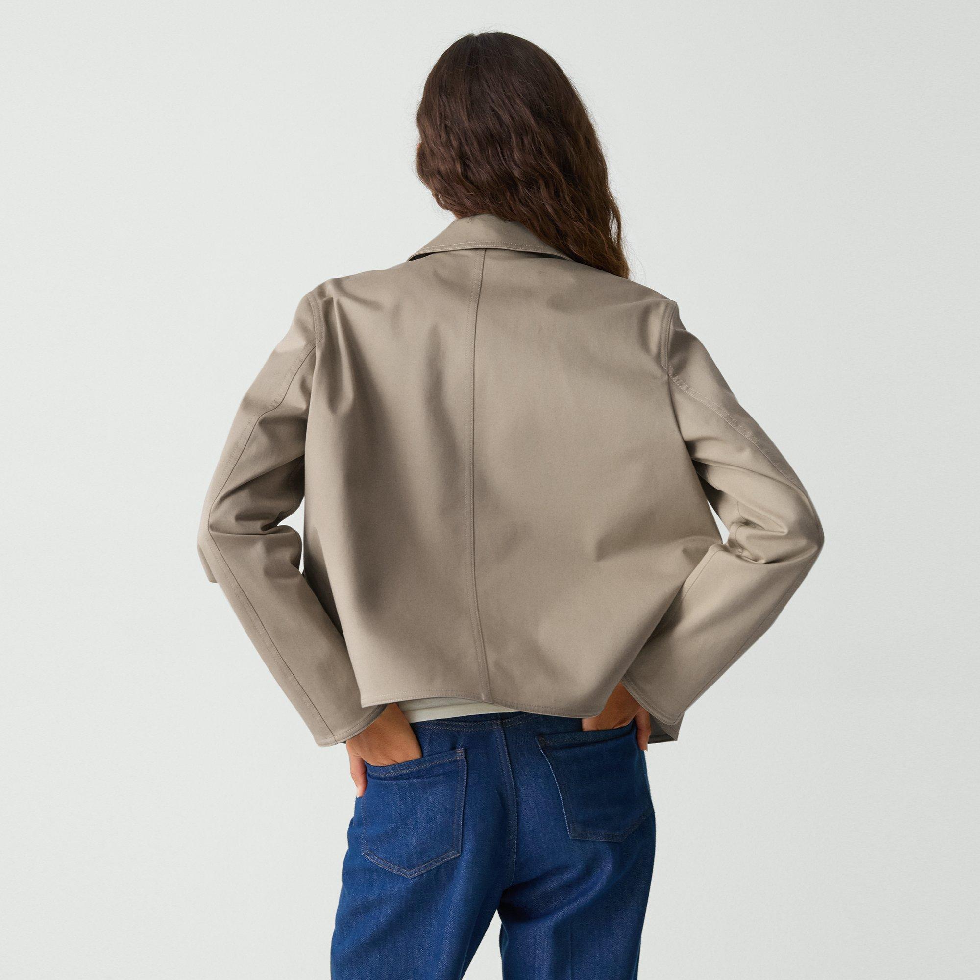 Boxy Jacket in Cotton Gabardine