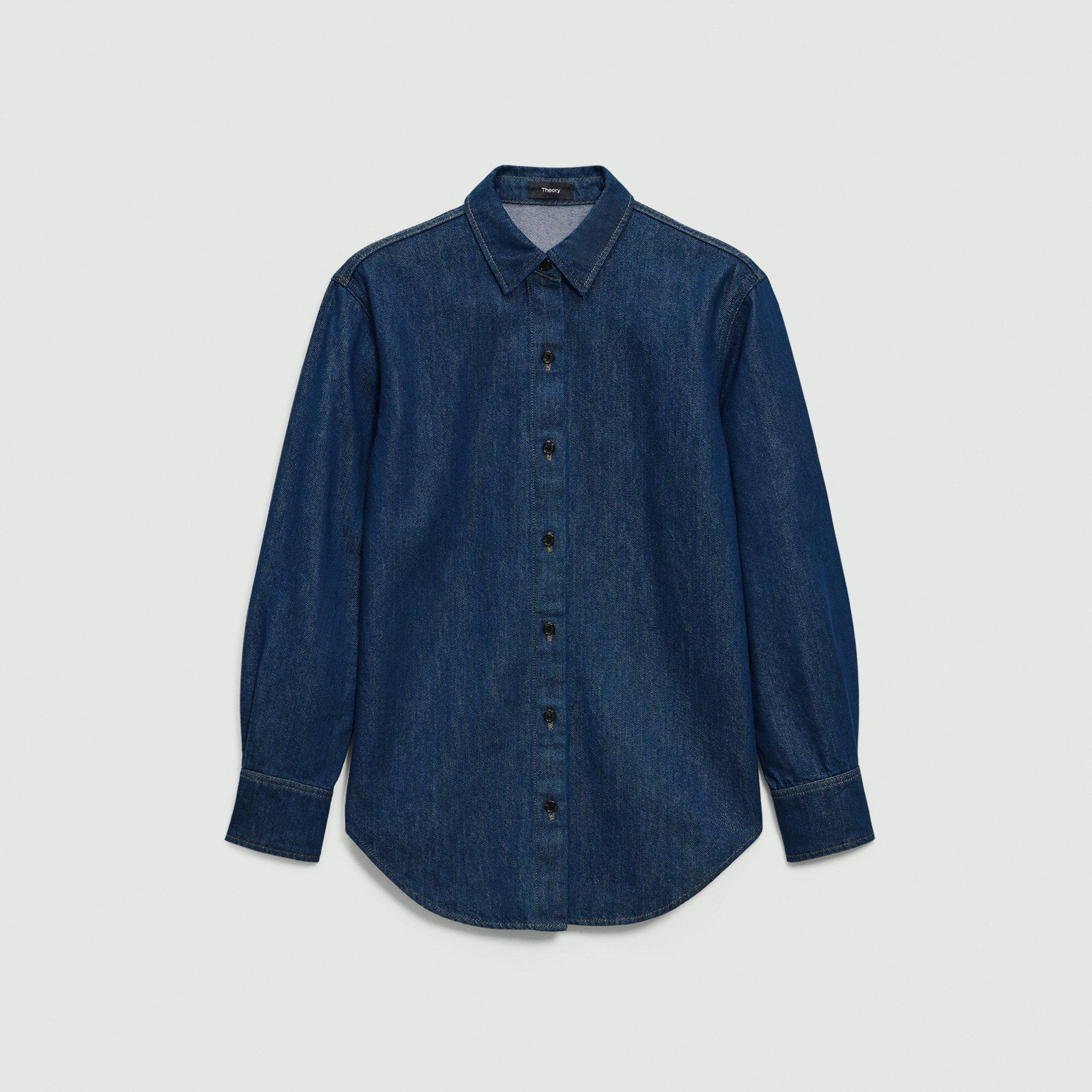 Boyfriend Shirt in Relaxed Denim