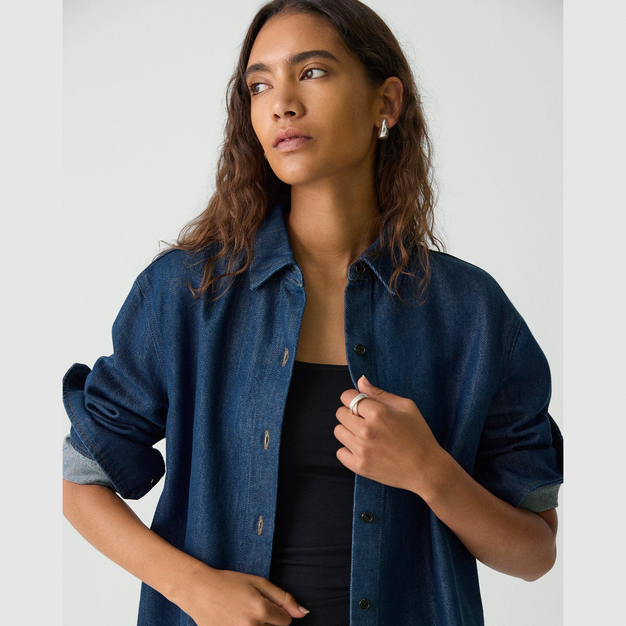 Boyfriend Shirt in Relaxed Denim