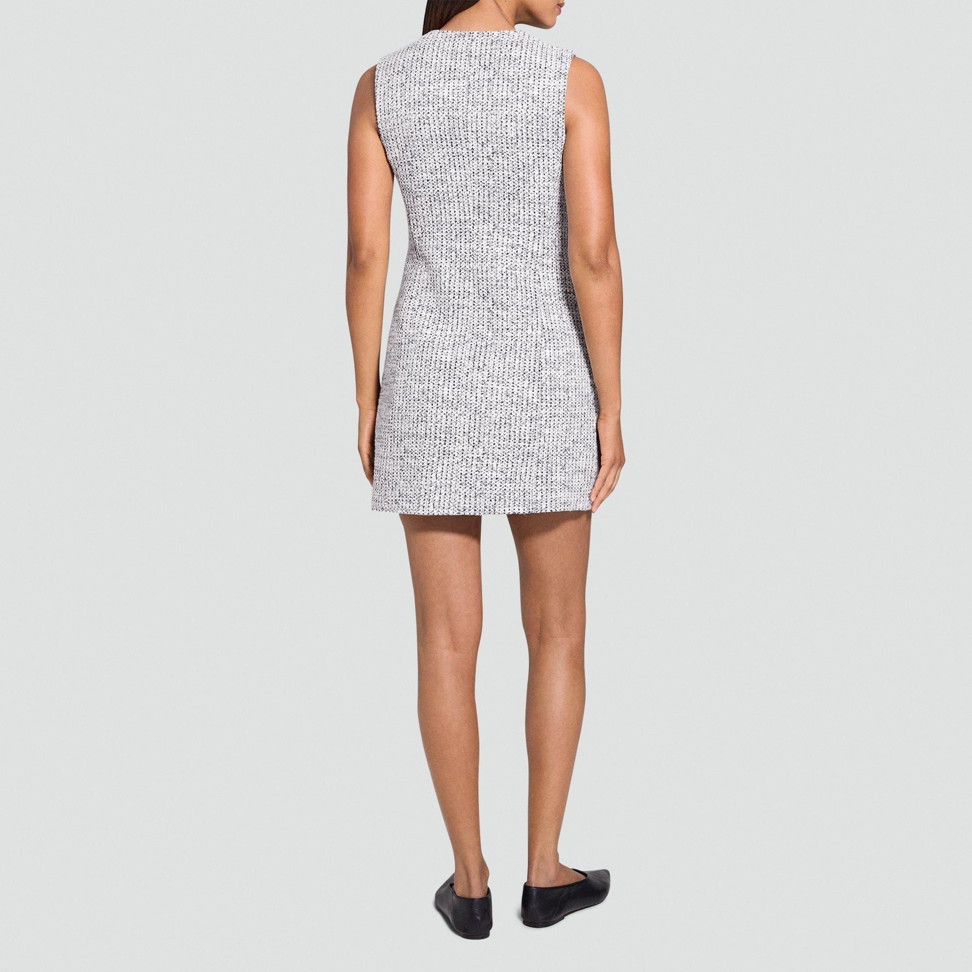Sleeveless Blazer Dress in Cotton-Blend
