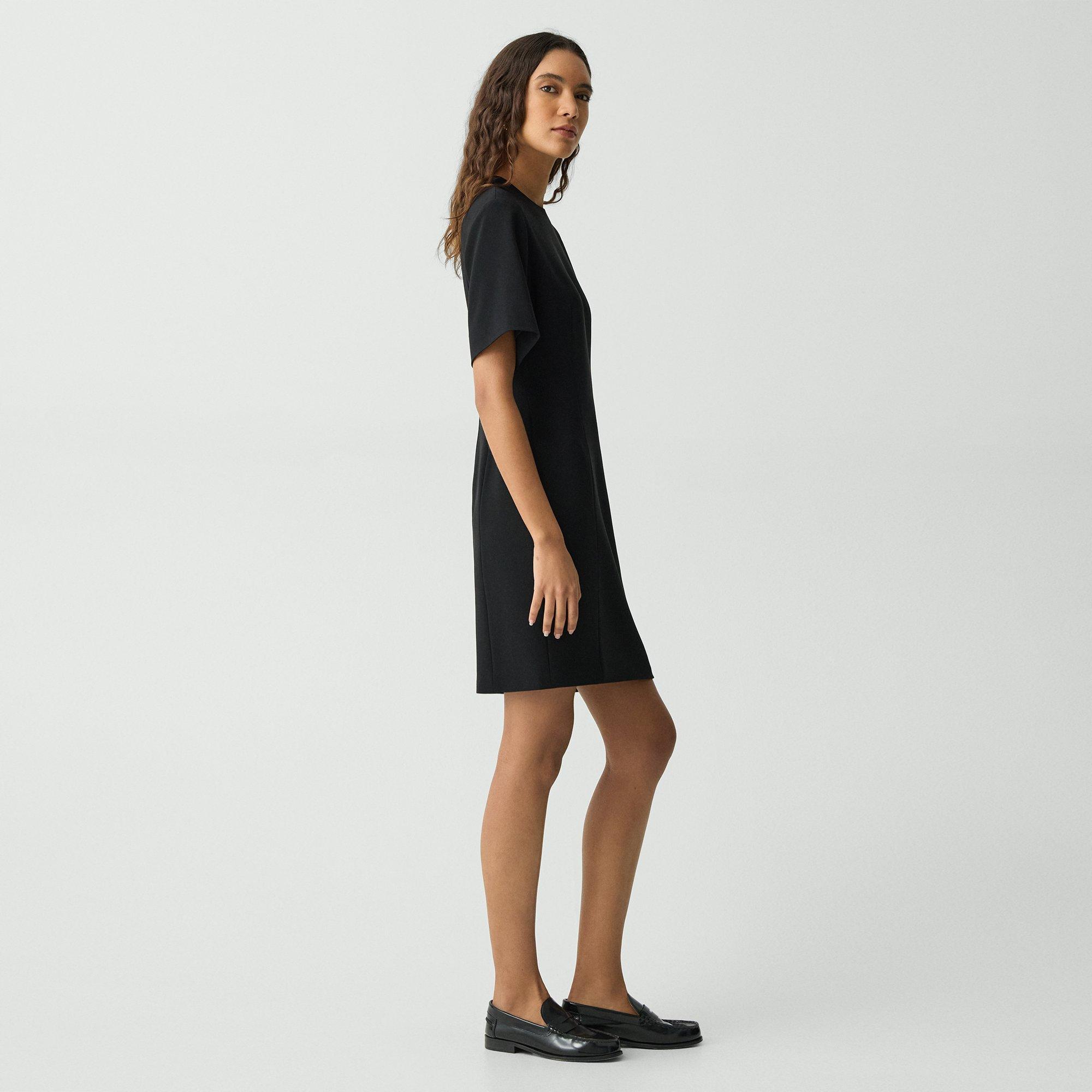 T-Shirt Dress in Admiral Crepe