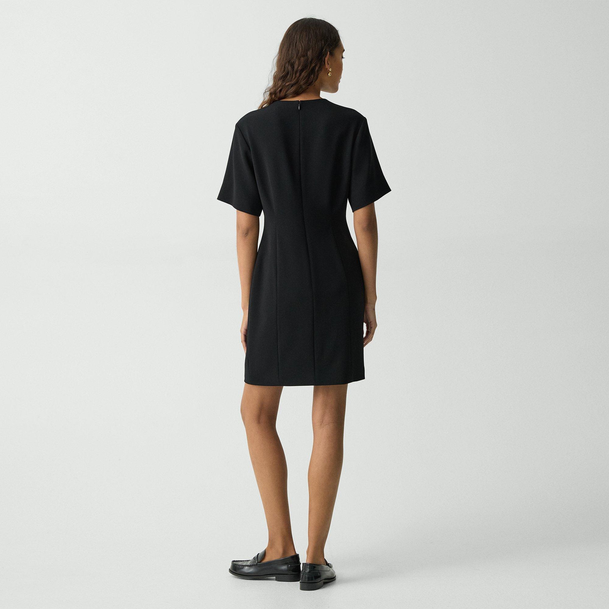 T-Shirt Dress in Admiral Crepe