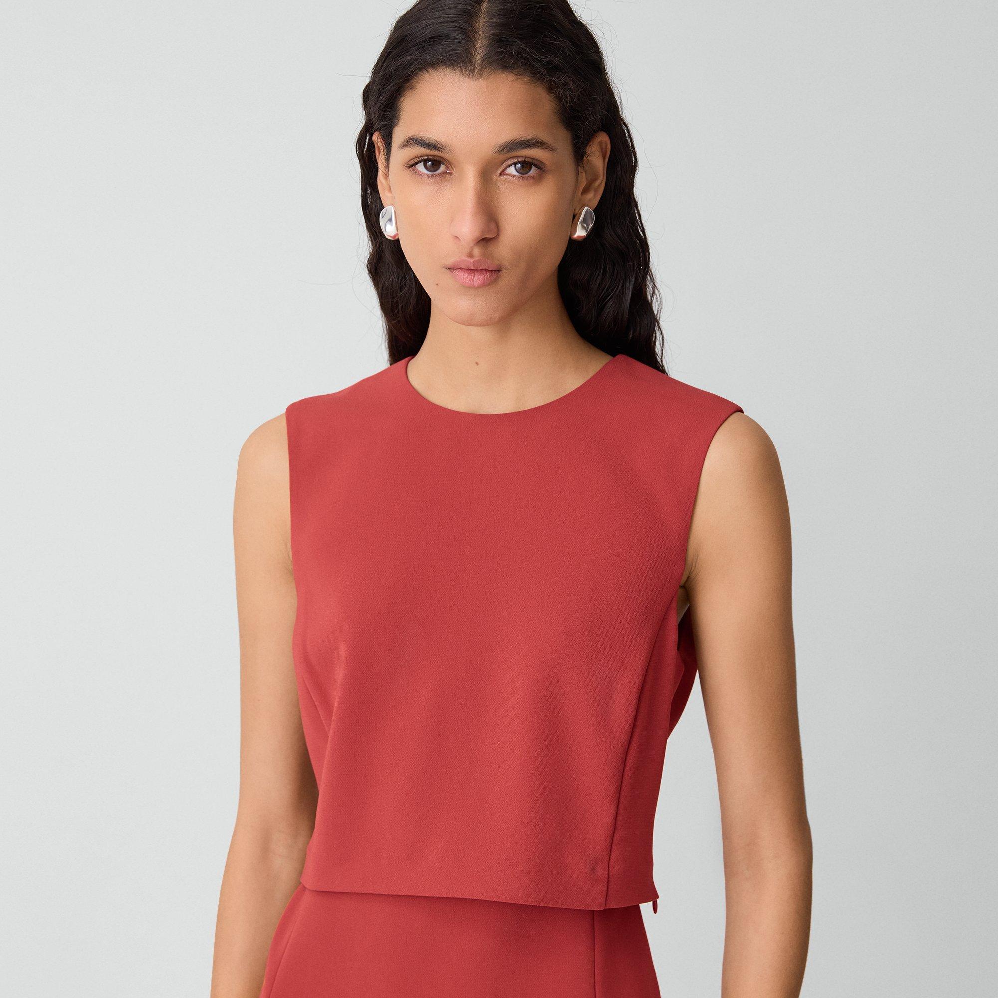 Layered Mini Dress in Admiral Crepe