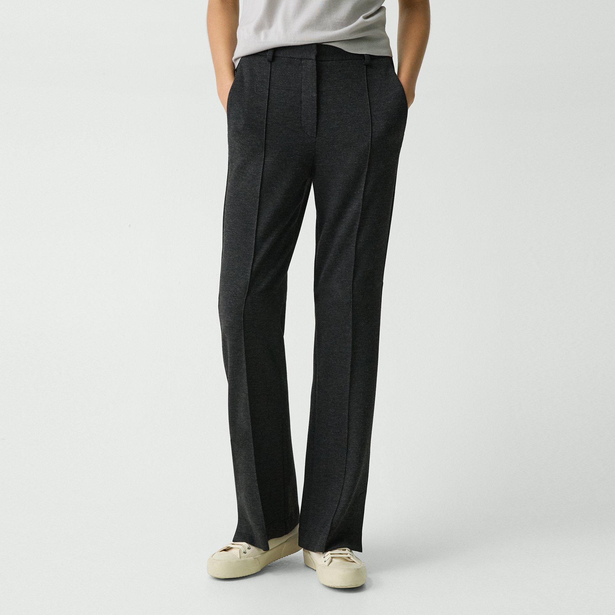 Flared Pant in Stretch Viscose