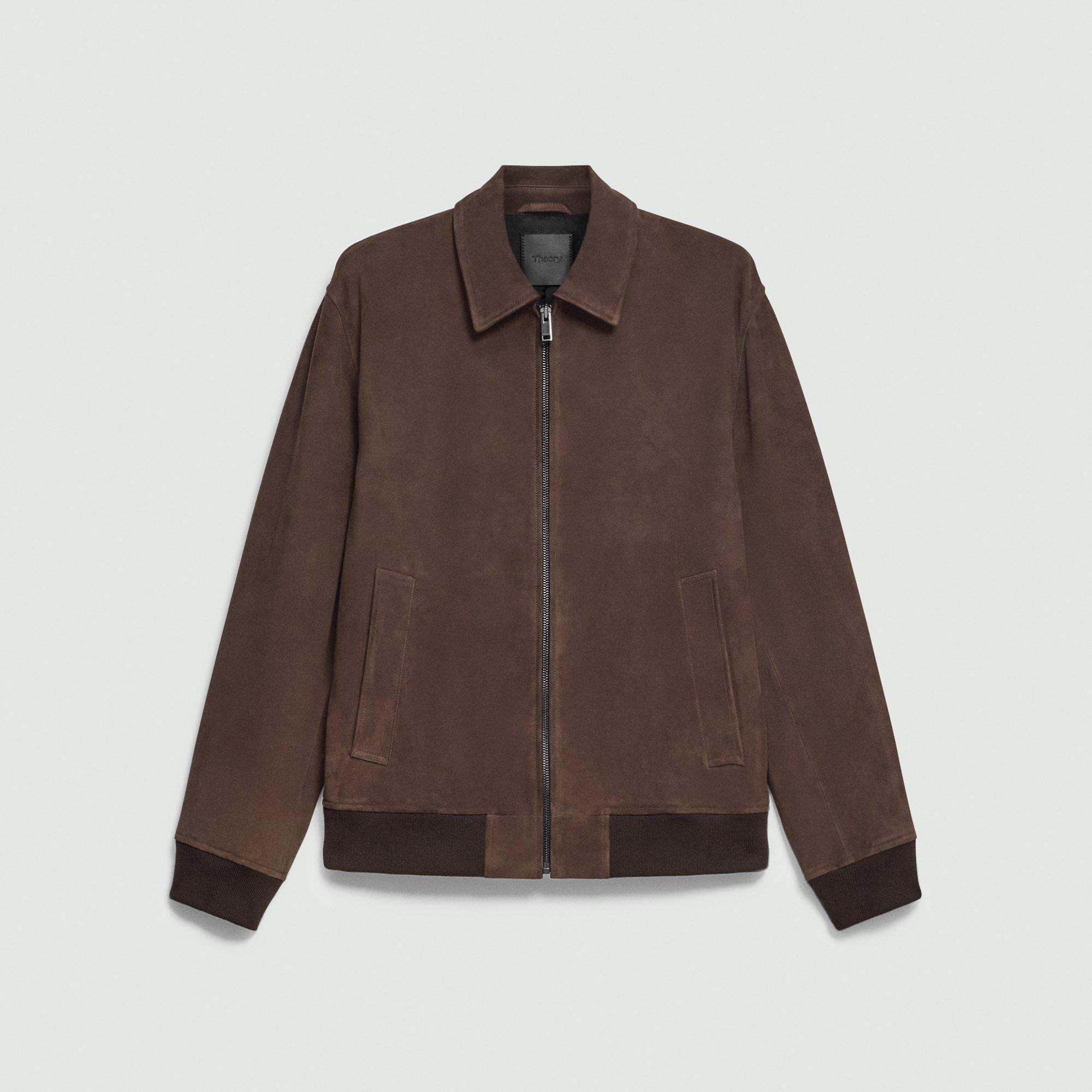 Wyatt Zip Jacket in Suede