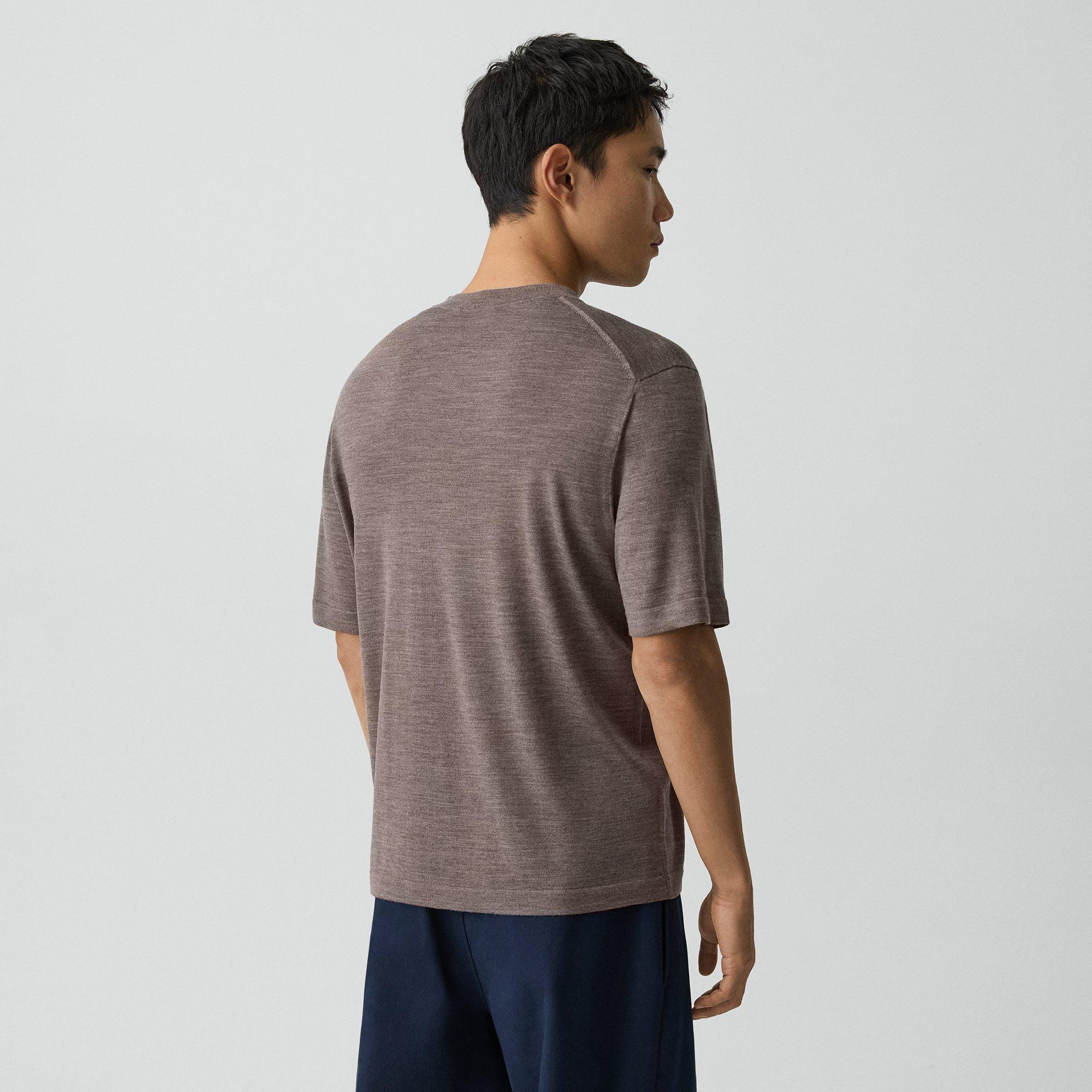 Relaxed Sweater Tee in Regal Wool