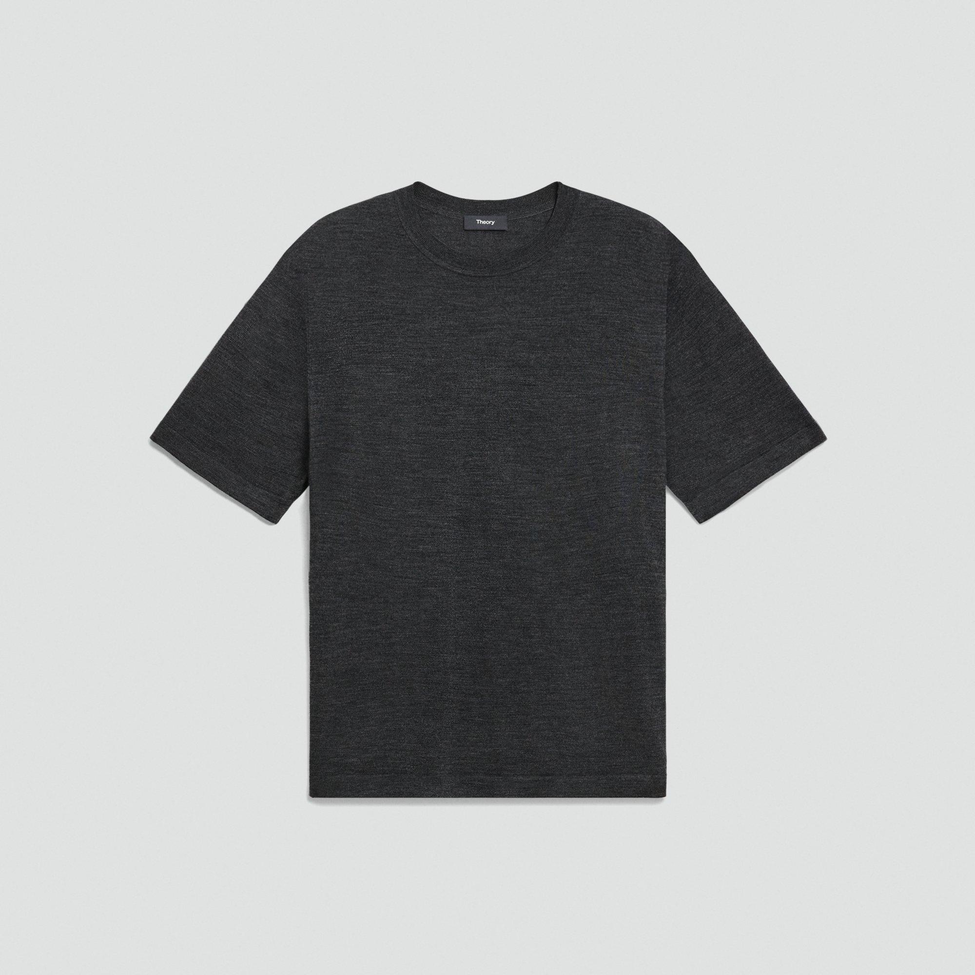 Relaxed Sweater Tee in Regal Wool