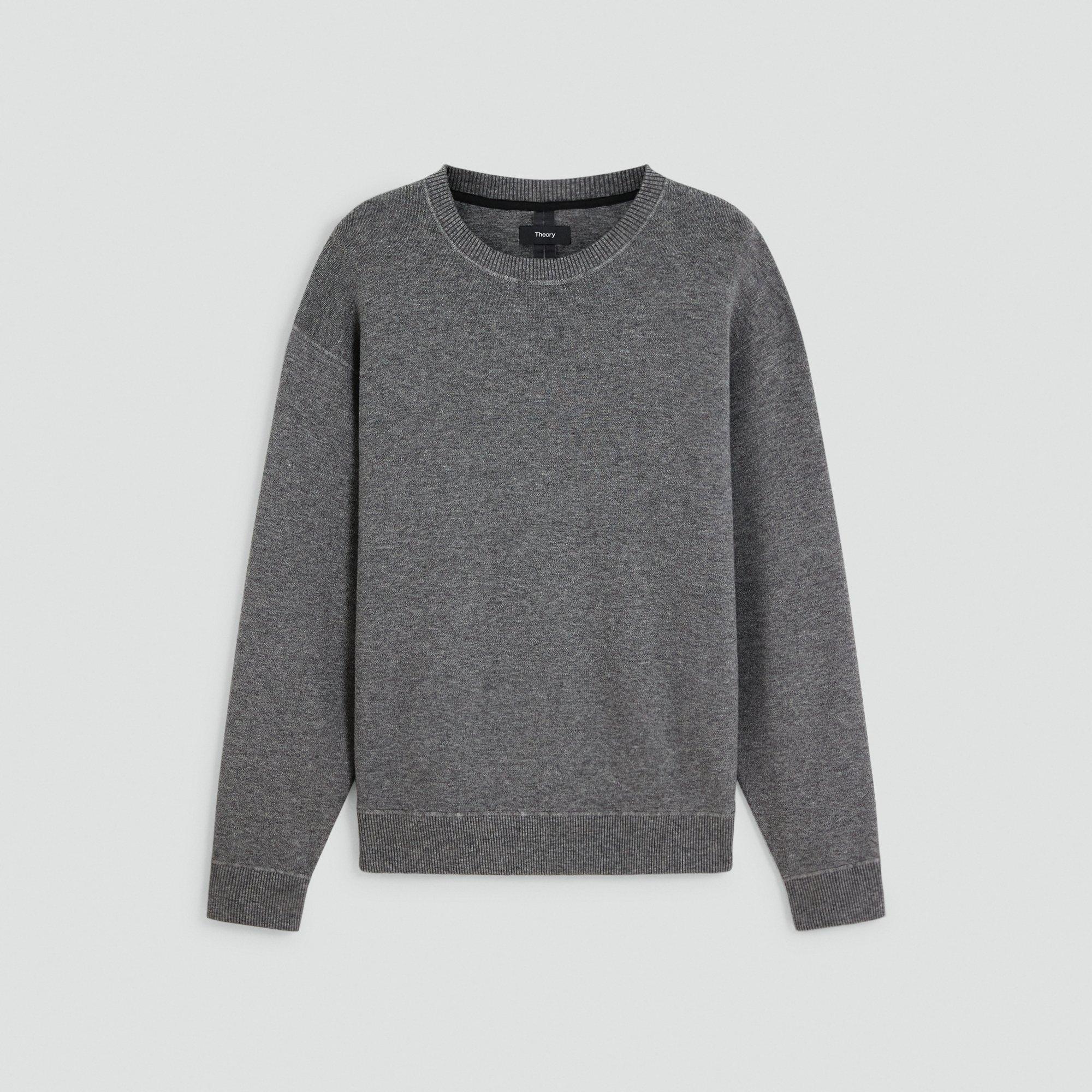Relaxed Crewneck Sweatshirt in Light Bilen