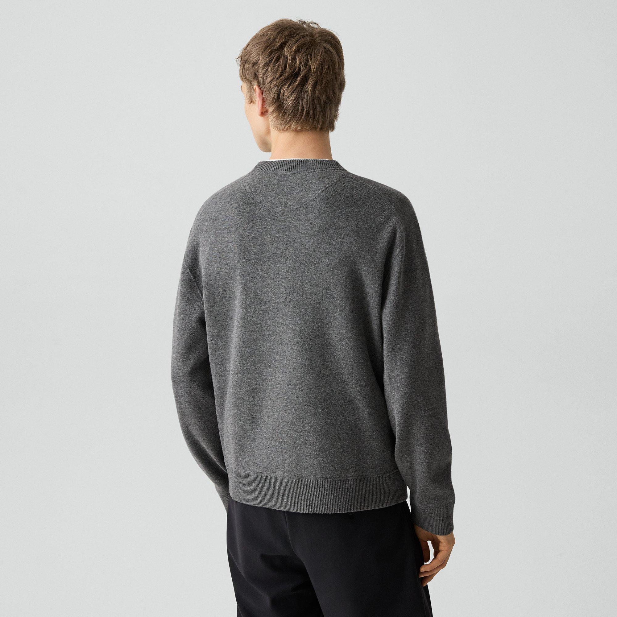 Relaxed Crewneck Sweatshirt in Light Bilen