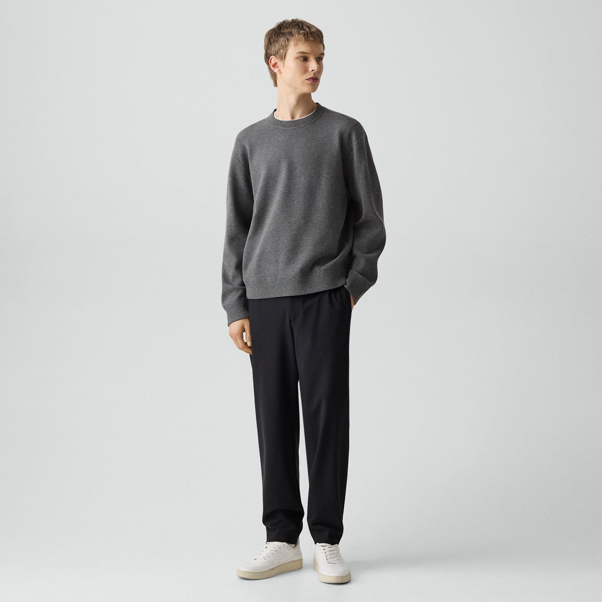 Relaxed Crewneck Sweatshirt in Light Bilen