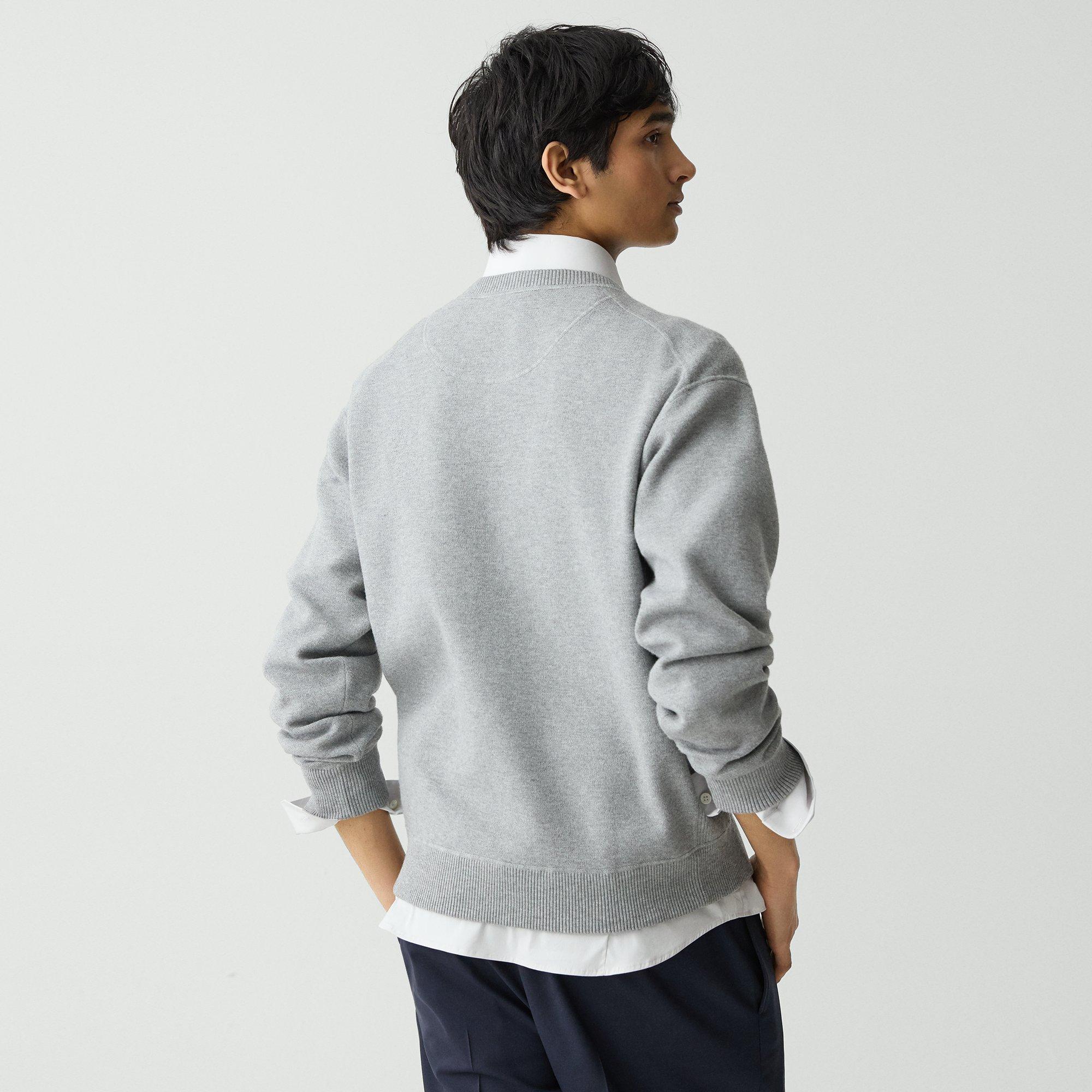 Relaxed Crewneck Sweatshirt in Light Bilen