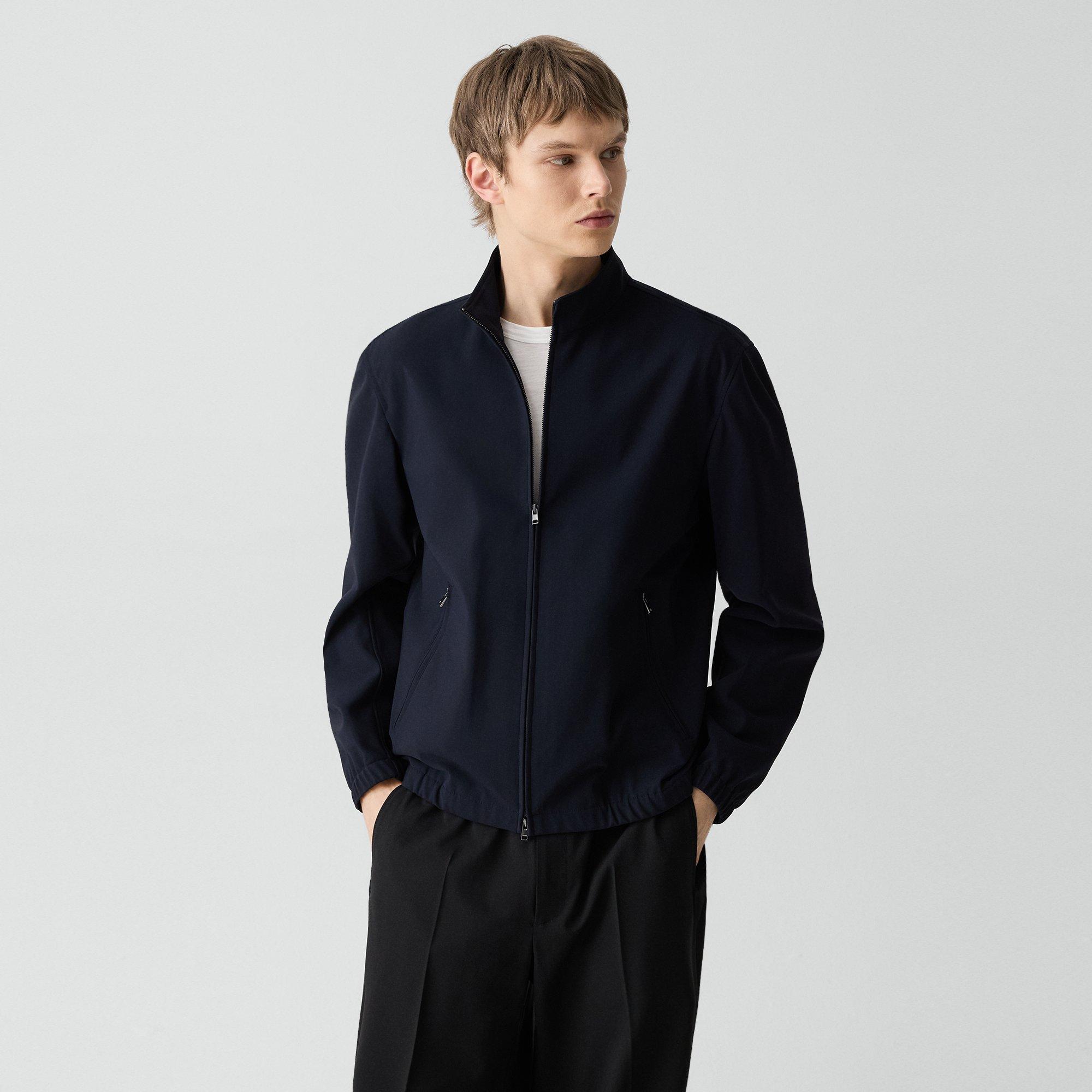 Straight Zip Jacket in Precision Ponte